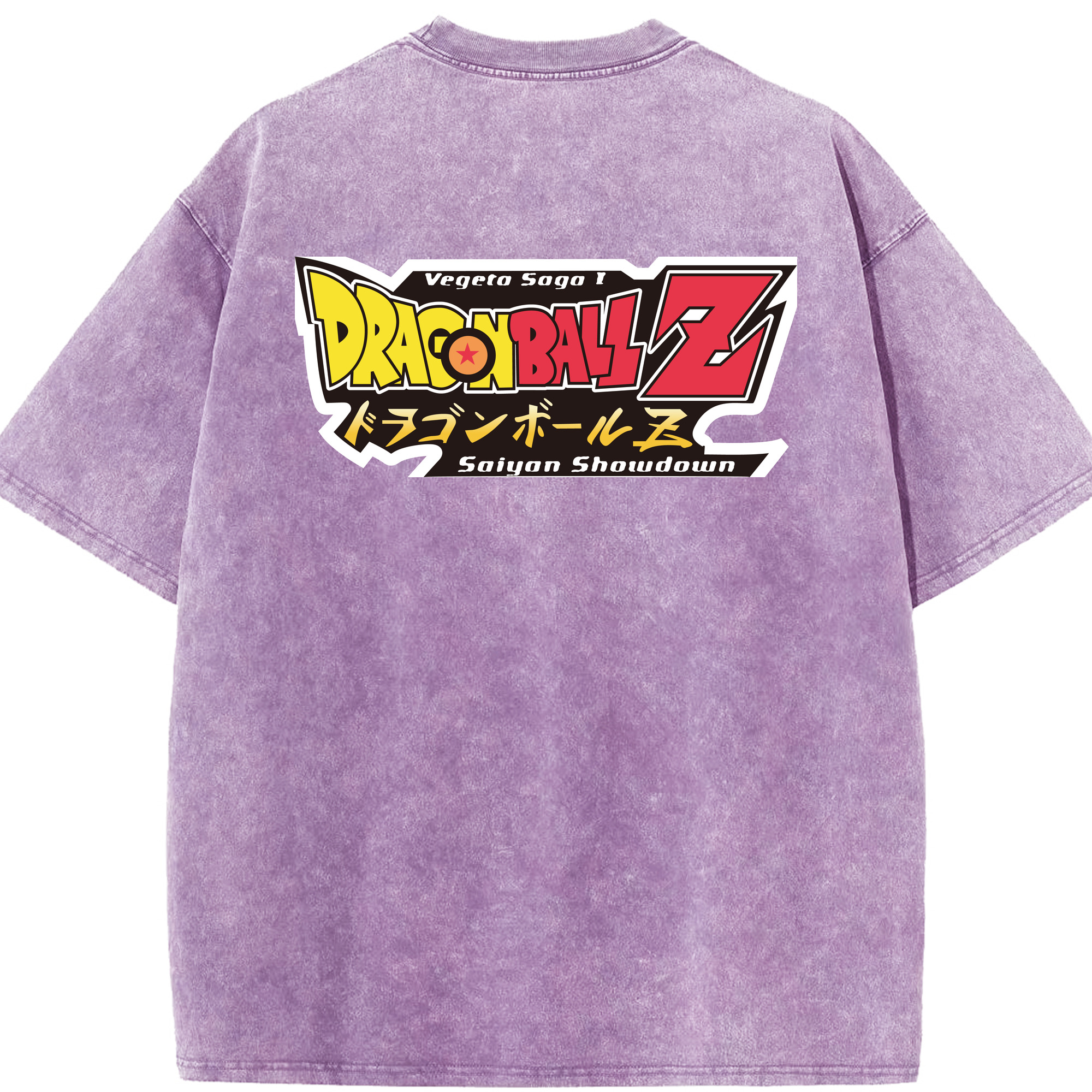 （画像用） ドラゴンボール DRAGON BALL 綿100% ヴィンテージ風 半袖Tシャツ（背面プリント）