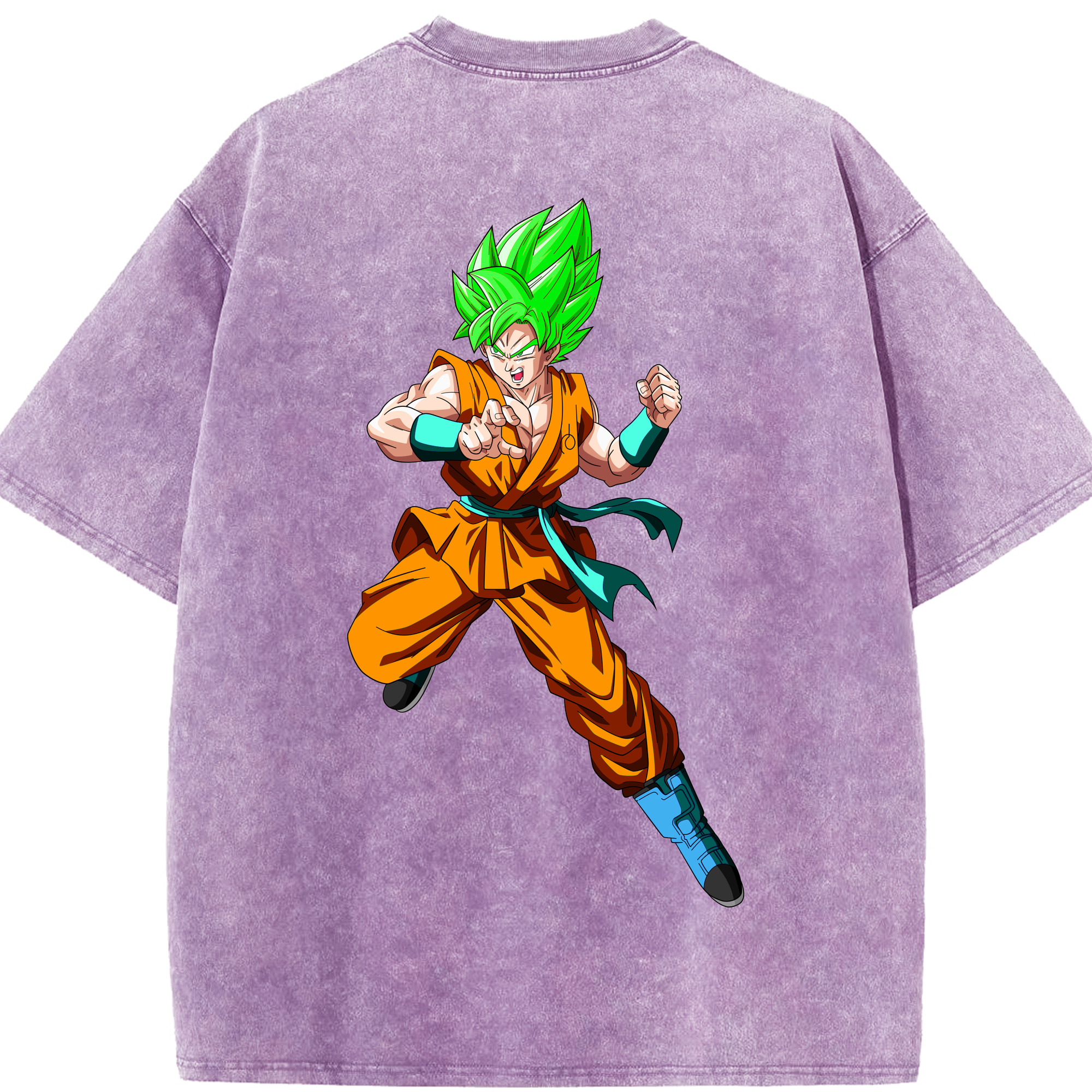 （画像用） ドラゴンボール 孫 悟飯（そんごはん）DRAGON BALL Son Gohan 綿100% ヴィンテージ風 半袖Tシャツ（背面プリント）