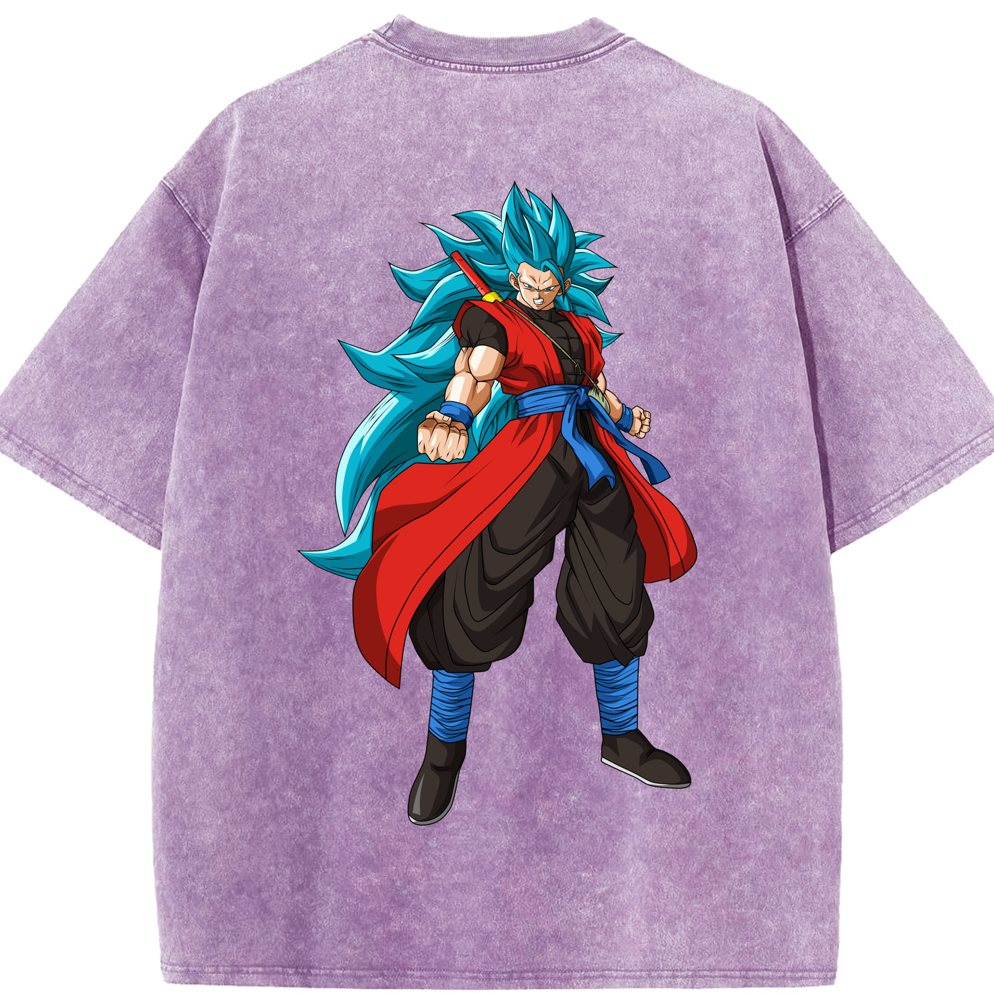 （画像用） ドラゴンボール ベジット DRAGON BALL Vegetto 綿100% ヴィンテージ風 半袖Tシャツ（背面プリント）