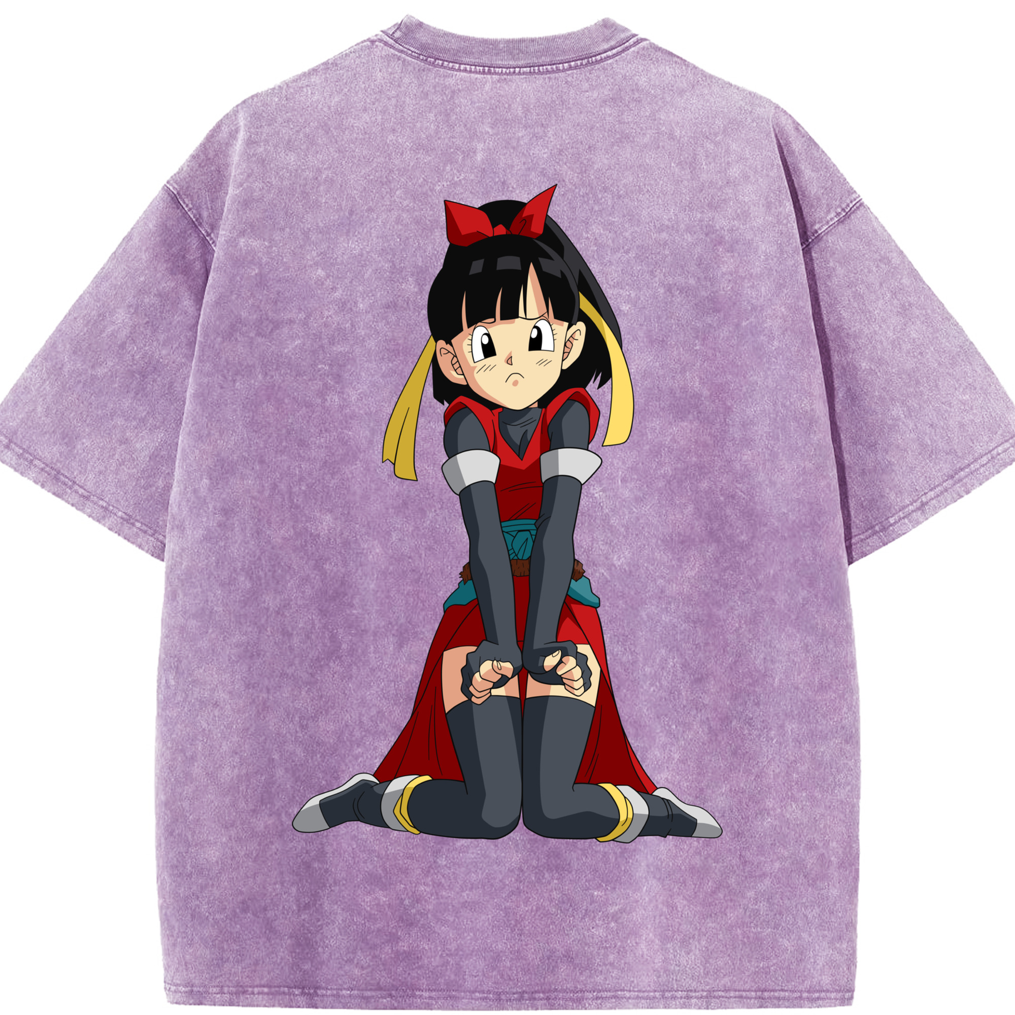 （画像用） ドラゴンボール パン DRAGON BALL Pan 綿100% ヴィンテージ風 半袖Tシャツ（背面プリント）