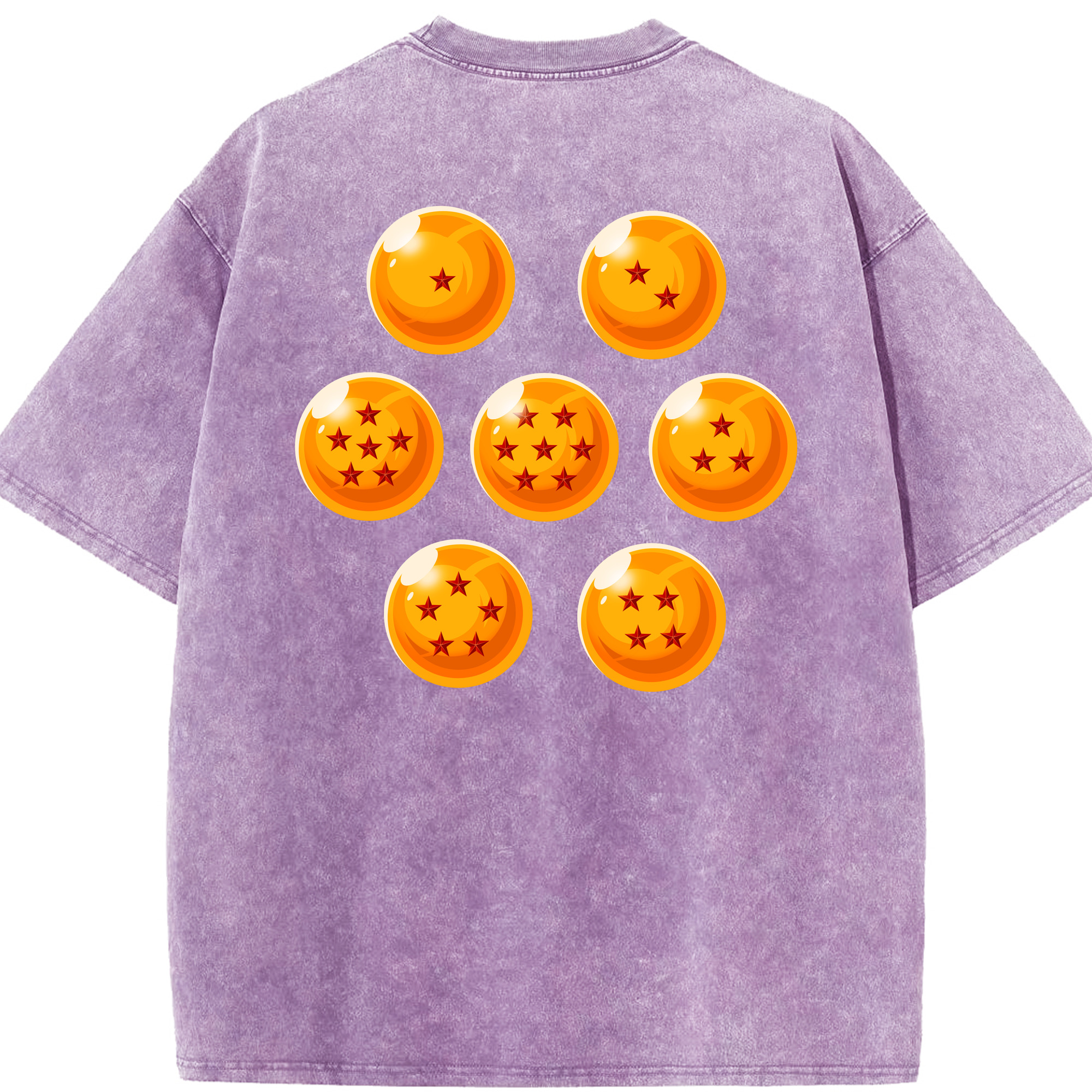 （画像用） ドラゴンボール DRAGON BALL 綿100% ヴィンテージ風 半袖Tシャツ（背面プリント）