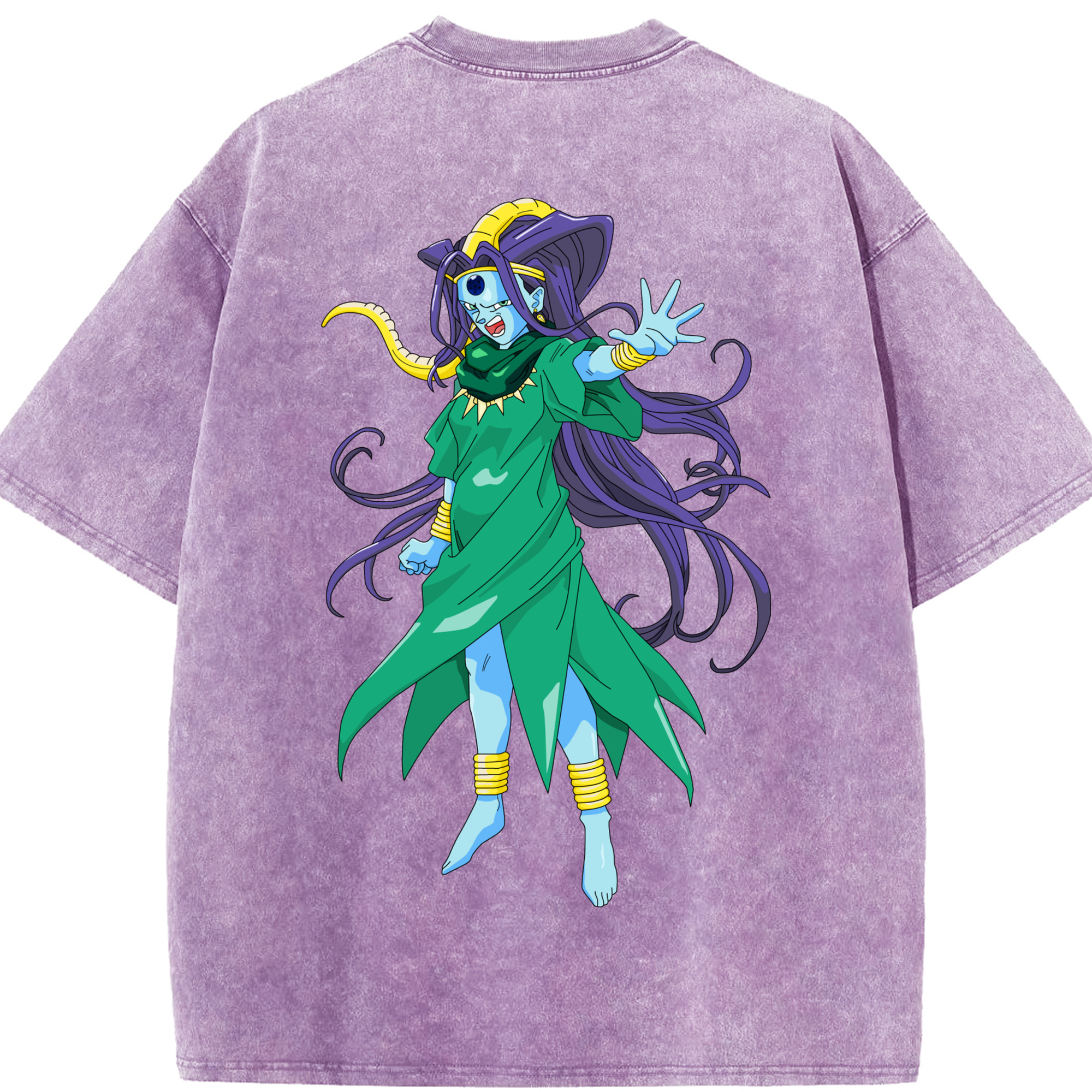 （画像用） ドラゴンボール DRAGON BALL 綿100% ヴィンテージ風 半袖Tシャツ（背面プリント）