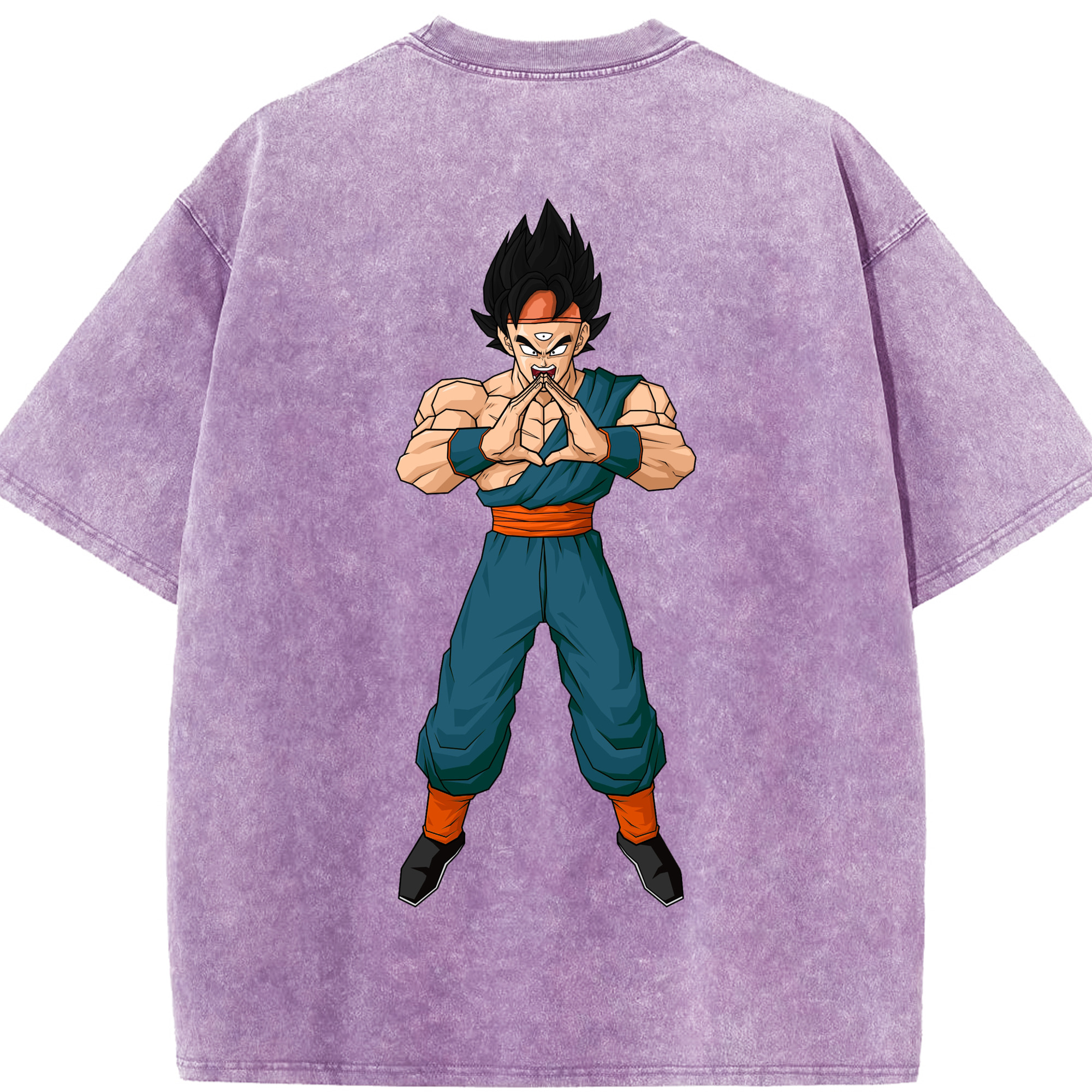 （画像用） ドラゴンボール DRAGON BALL 綿100% ヴィンテージ風 半袖Tシャツ（背面プリント）