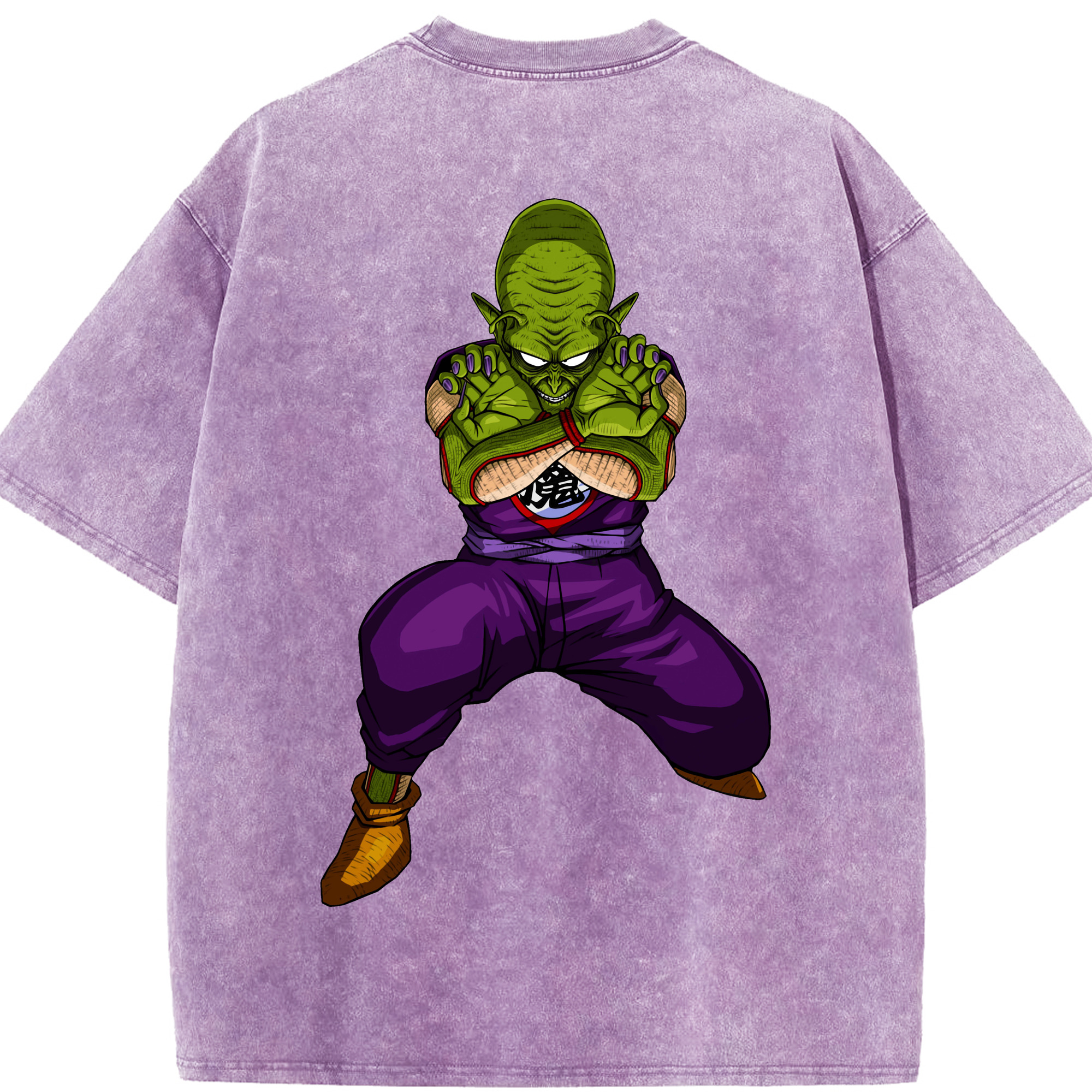 （画像用） ドラゴンボール DRAGON BALL 綿100% ヴィンテージ風 半袖Tシャツ（背面プリント）