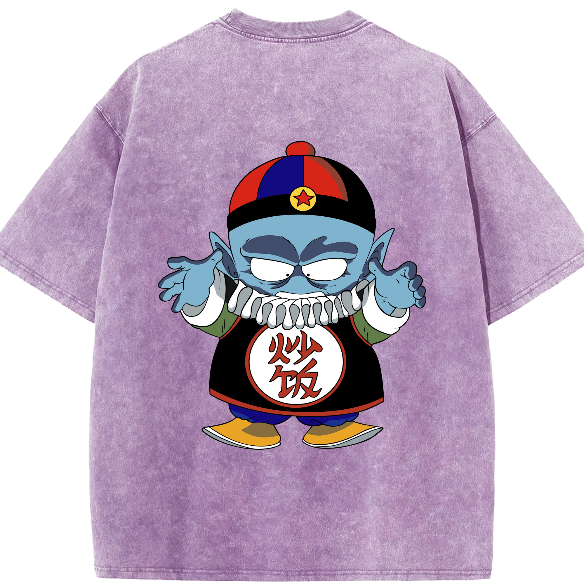 （画像用） ドラゴンボール DRAGON BALL 綿100% ヴィンテージ風 半袖Tシャツ（背面プリント）