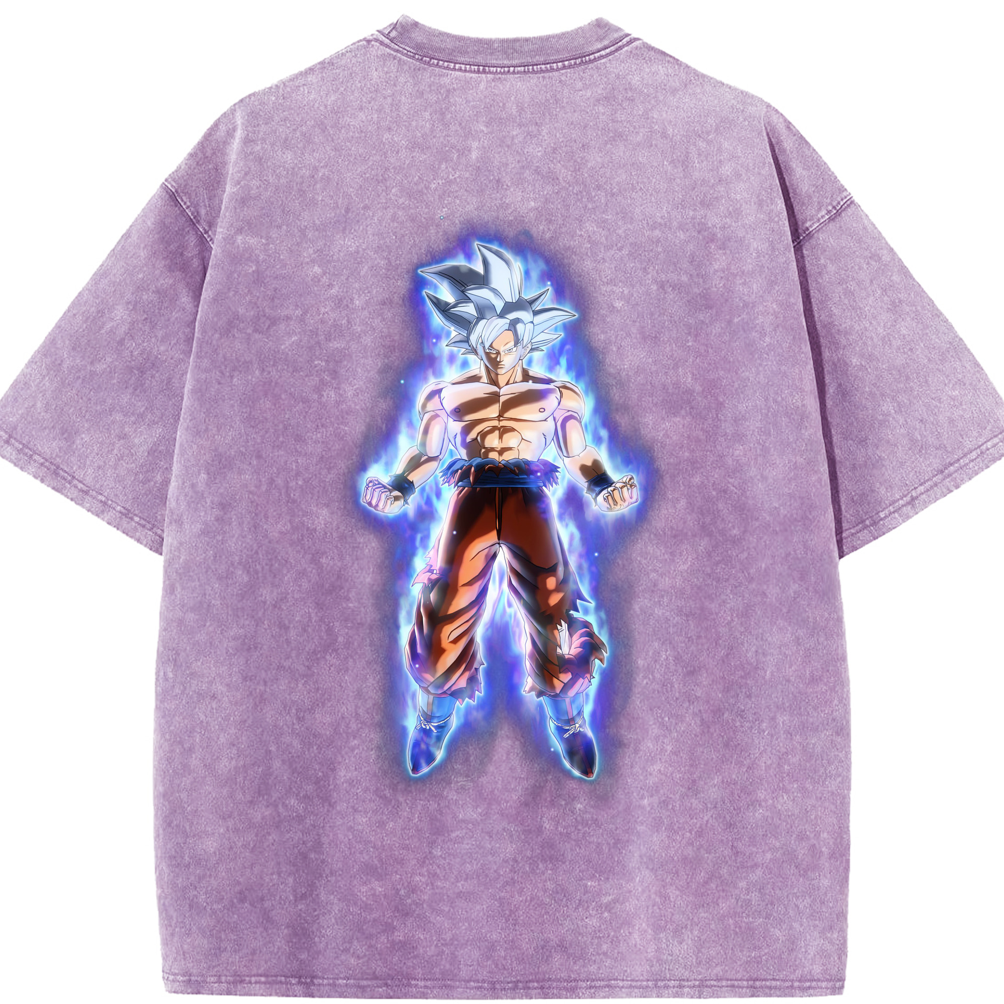 （画像用） ドラゴンボール 孫悟空（そん ごくう）Son Goku カカロット DRAGON BALL Kakarotto 綿100% ヴィンテージ風 半袖Tシャツ（背面プリント）