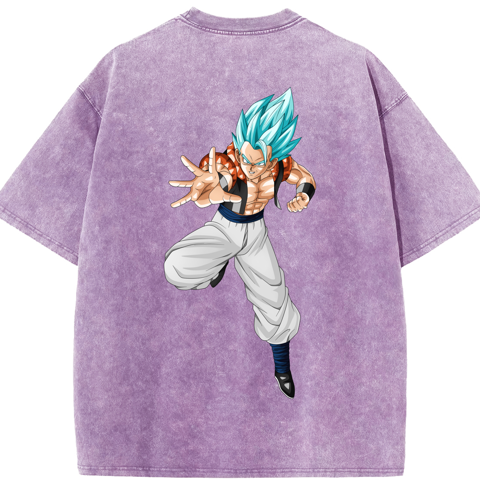 （画像用） ドラゴンボール ベジータ四世（Bejīta Yonsei）DRAGON BALL Vegeta IV 綿100% ヴィンテージ風 半袖Tシャツ（背面プリント）