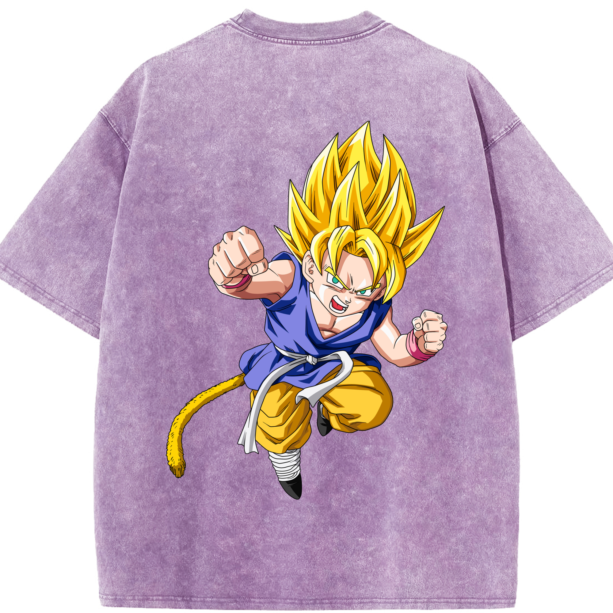（画像用） ドラゴンボール ベジット DRAGON BALL Vegetto 綿100% ヴィンテージ風 半袖Tシャツ（背面プリント）