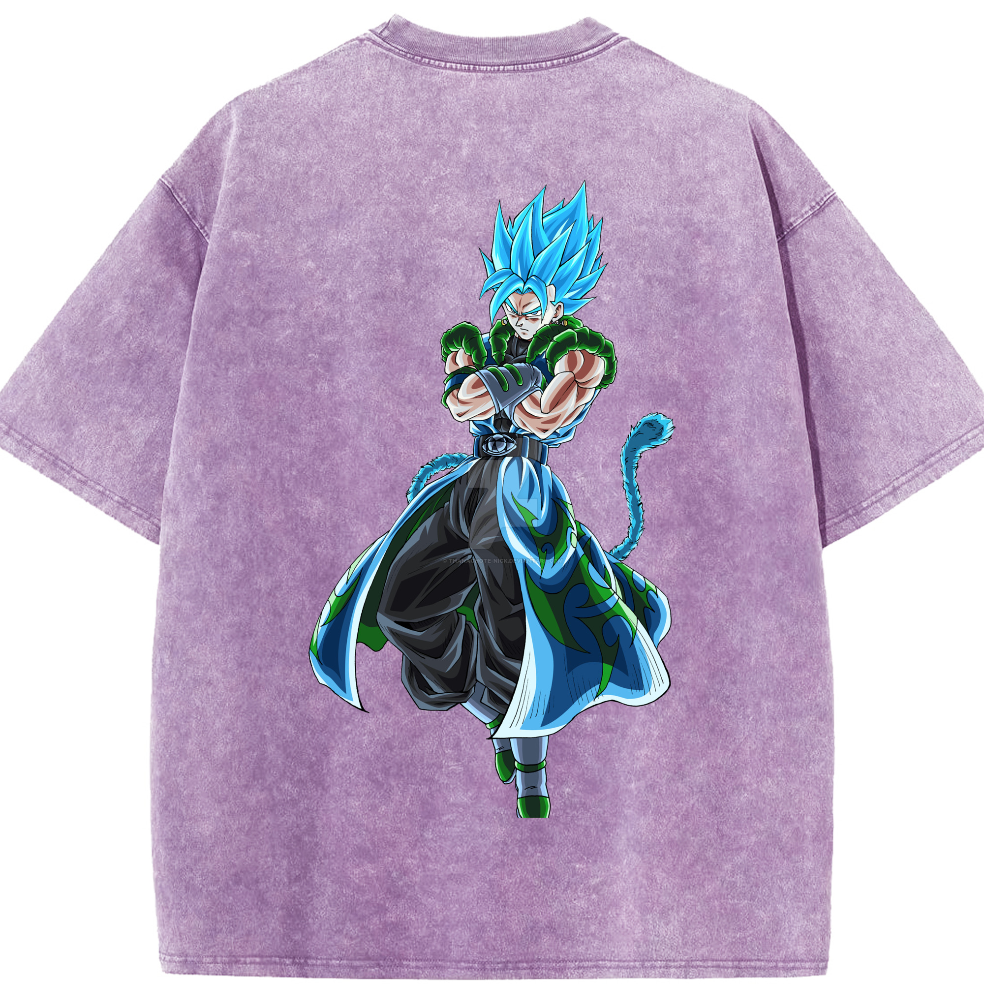 （画像用） ドラゴンボール ベジット DRAGON BALL Vegetto 綿100% ヴィンテージ風 半袖Tシャツ（背面プリント）