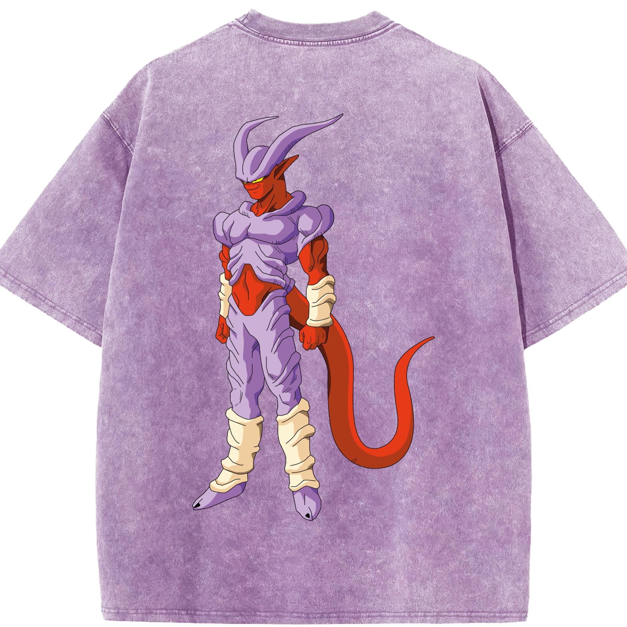（画像用） ドラゴンボール ジャネンバ DRAGON BALL Janemba 綿100% ヴィンテージ風 半袖Tシャツ（背面プリント）