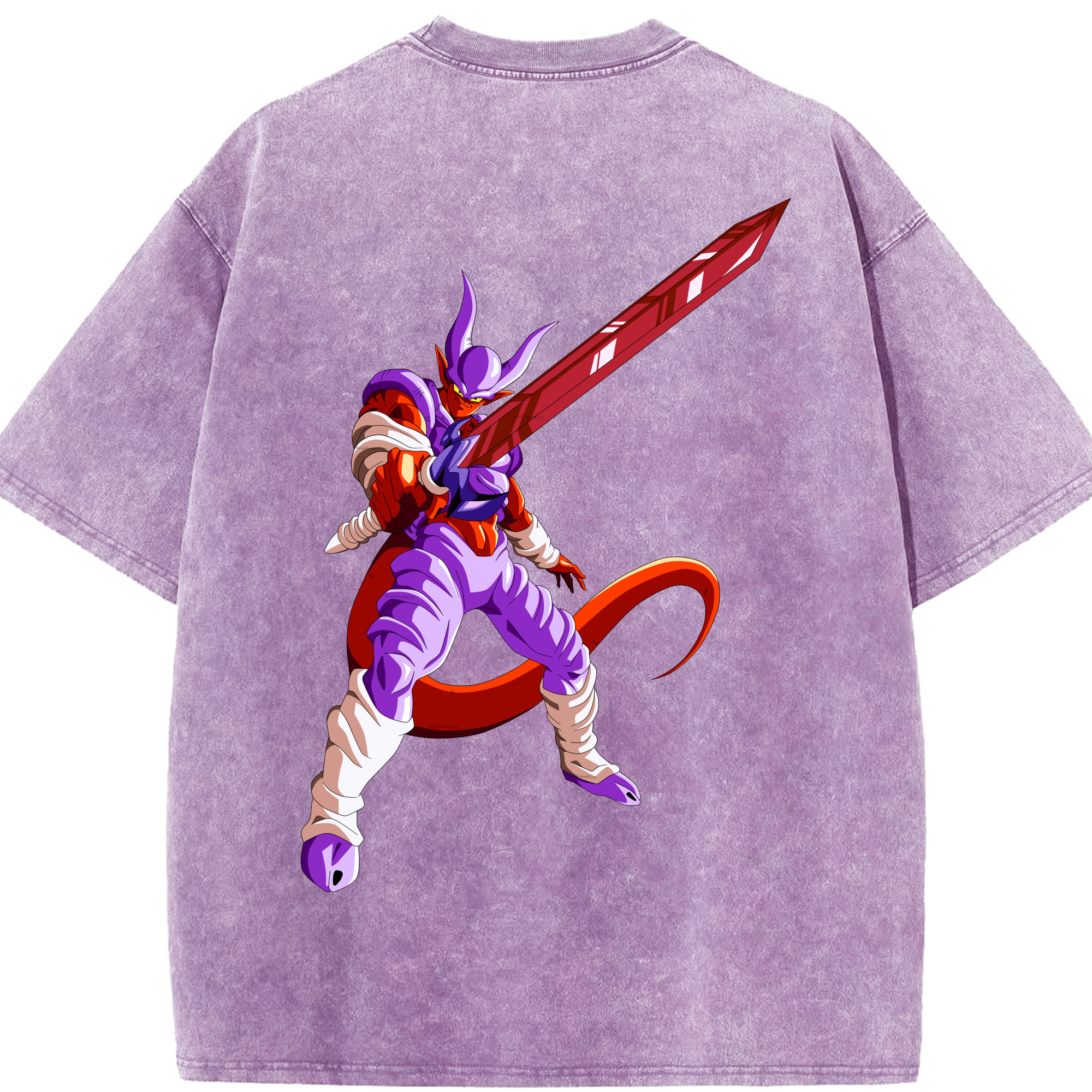 （画像用） ドラゴンボール ジャネンバ DRAGON BALL Janemba 綿100% ヴィンテージ風 半袖Tシャツ（背面プリント）