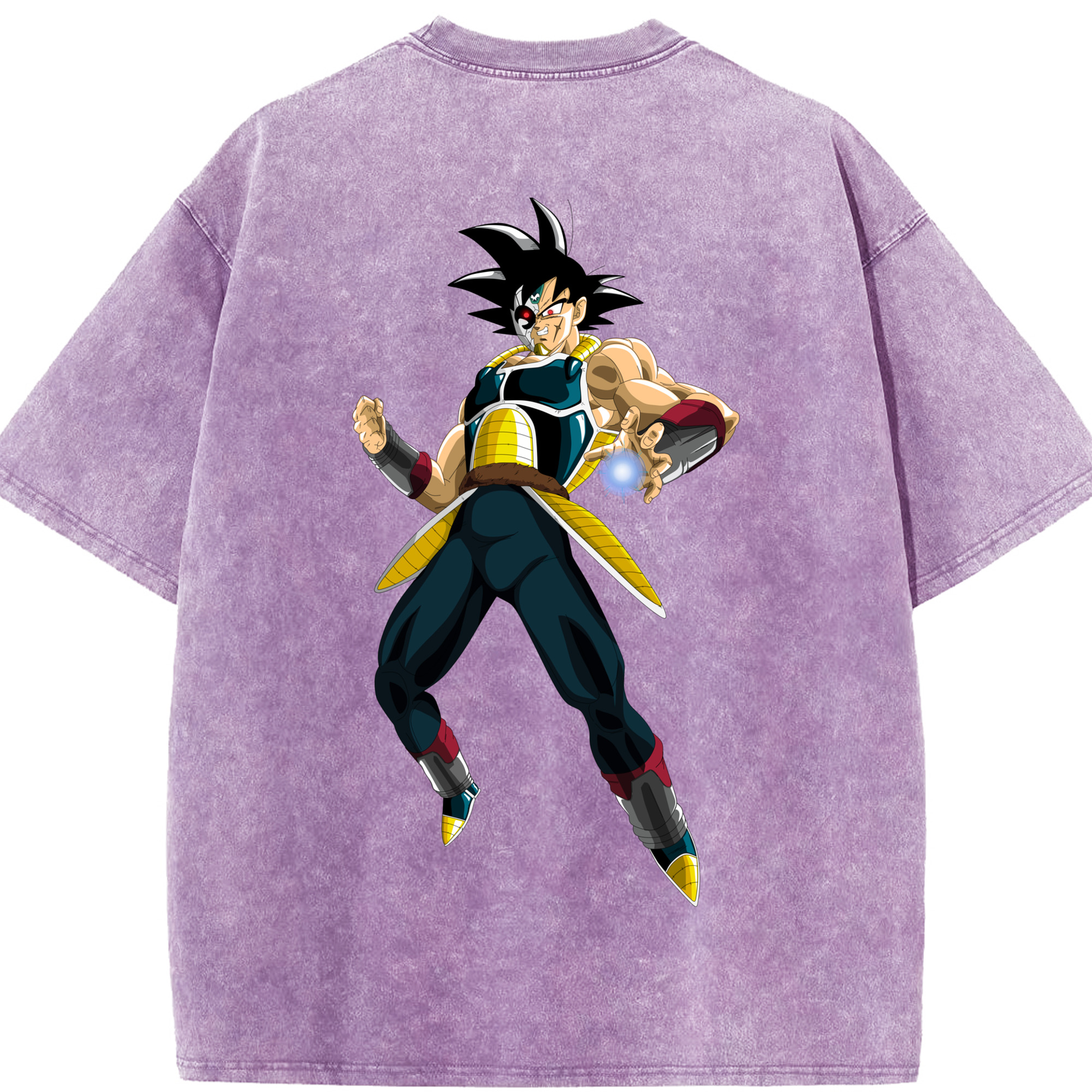（画像用） ドラゴンボール バーダック DRAGON BALL Burdock 綿100% ヴィンテージ風 半袖Tシャツ（背面プリント）