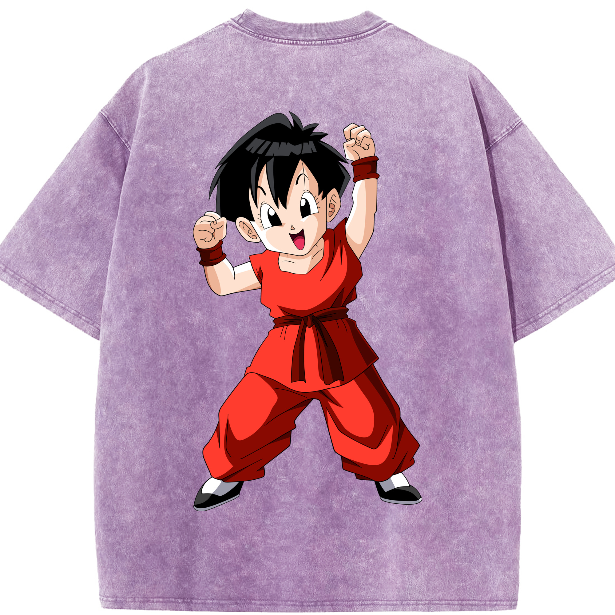 （画像用） ドラゴンボール パン DRAGON BALL Pan 綿100% ヴィンテージ風 半袖Tシャツ（背面プリント）