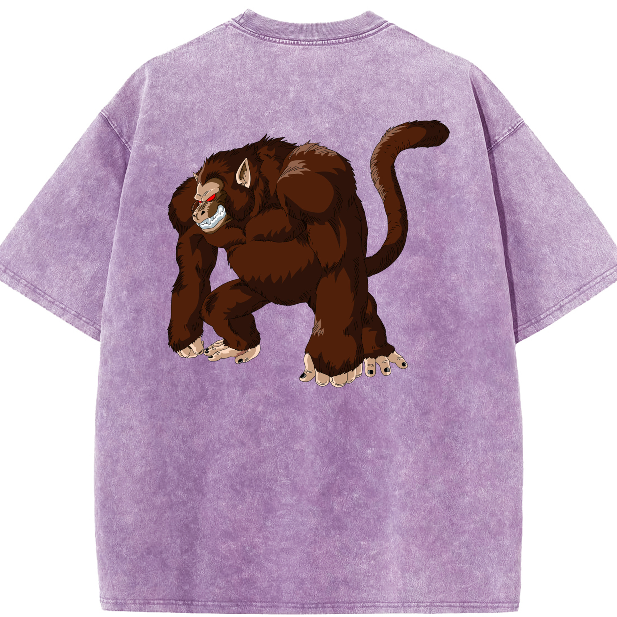 （画像用） ドラゴンボール DRAGON BALL 綿100% ヴィンテージ風 半袖Tシャツ（背面プリント）