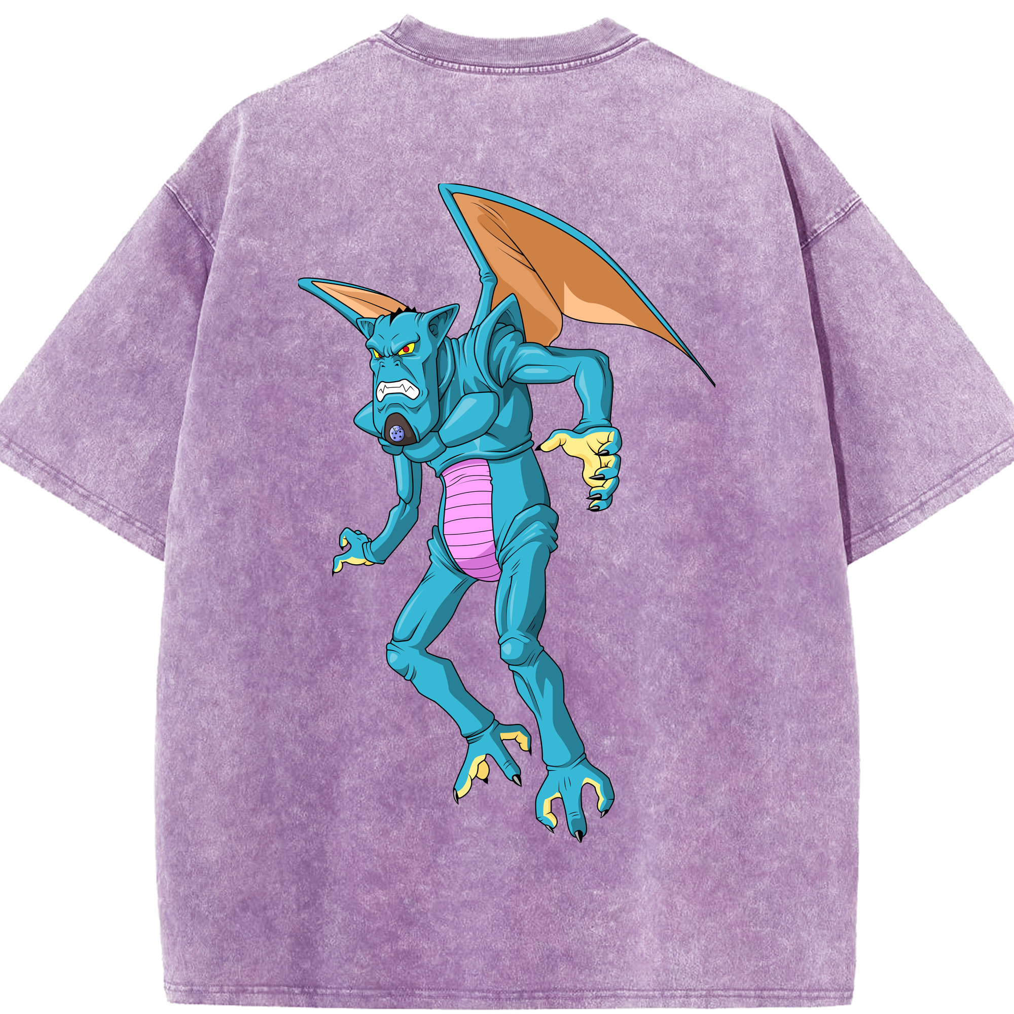 （画像用） ドラゴンボール DRAGON BALL 綿100% ヴィンテージ風 半袖Tシャツ（背面プリント）