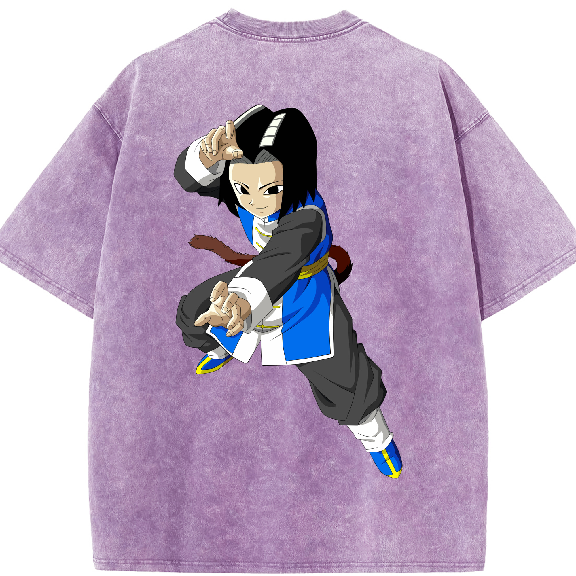 （画像用） ドラゴンボール DRAGON BALL 綿100% ヴィンテージ風 半袖Tシャツ（背面プリント）
