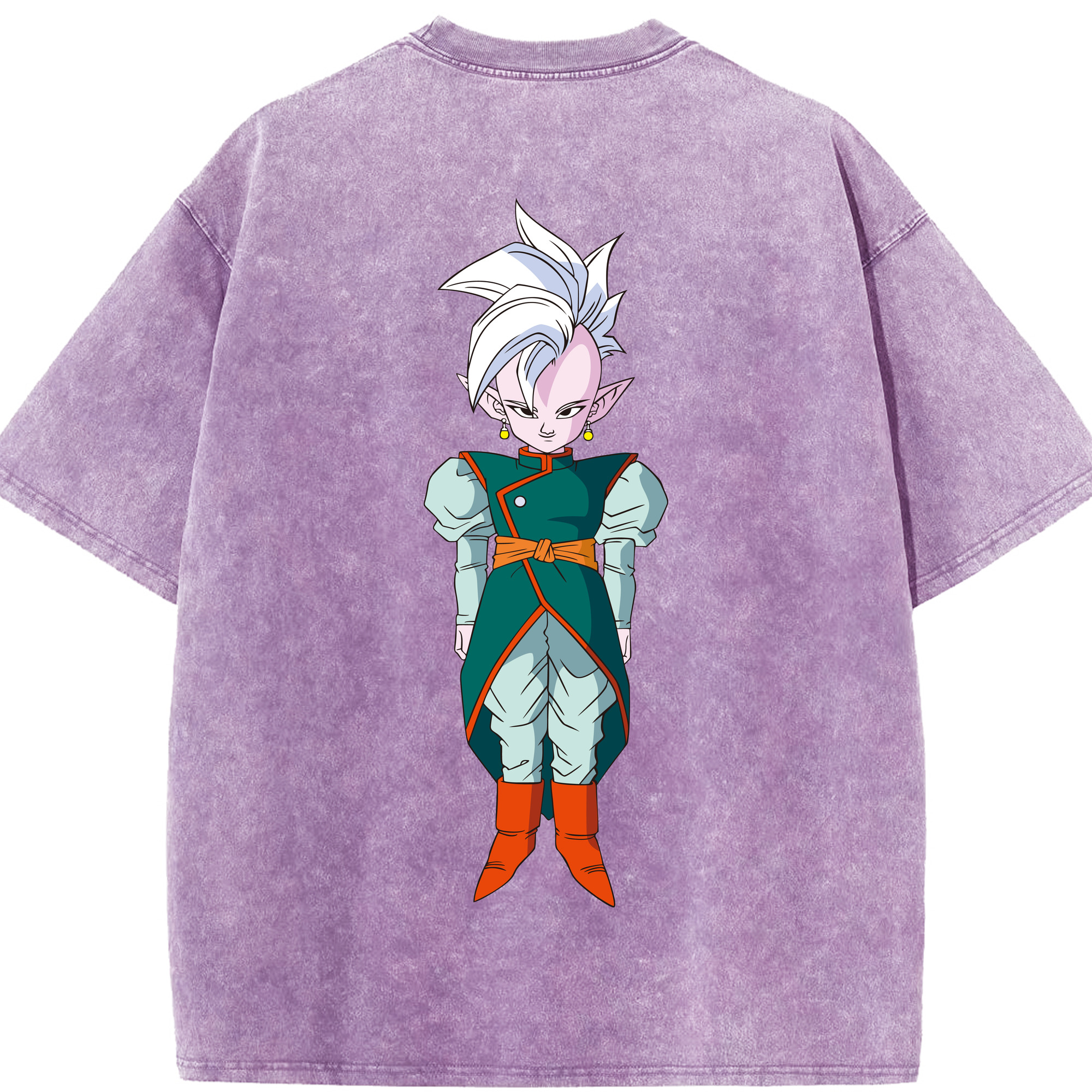 （画像用） ドラゴンボール DRAGON BALL 綿100% ヴィンテージ風 半袖Tシャツ（背面プリント）