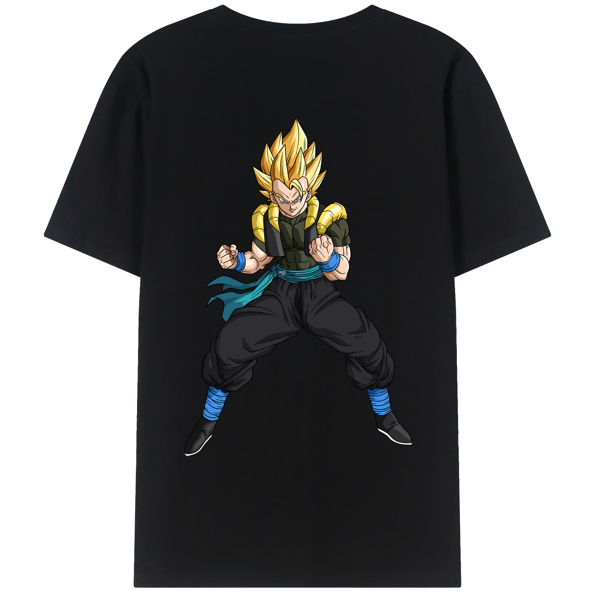（画像用） ドラゴンボール ベジータ四世（Bejīta Yonsei）DRAGON BALL Vegeta IV 綿100％ メンズ半袖Tシャツ（バックプリント） 通気性