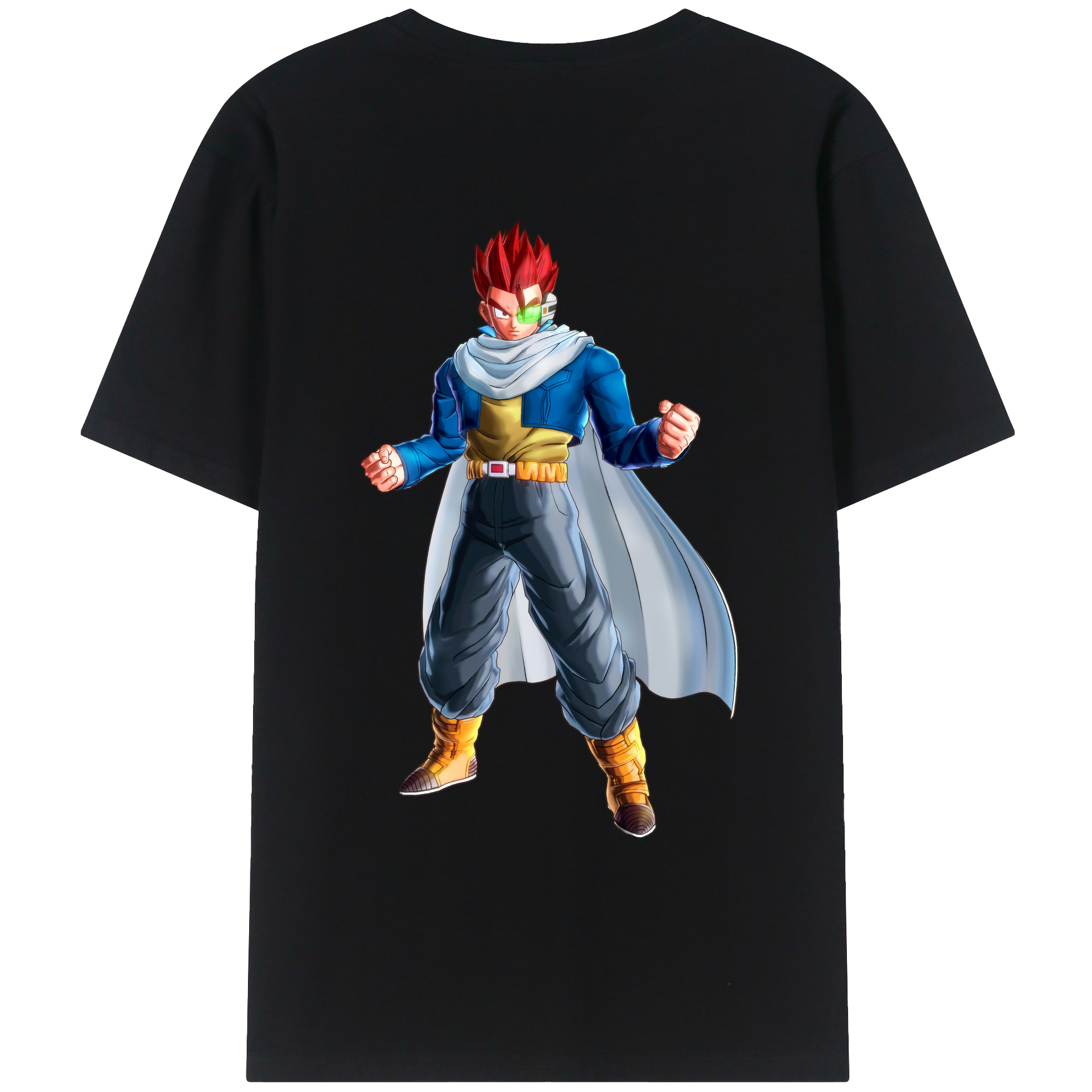 （画像用） ドラゴンボール 孫 悟飯（そんごはん）DRAGON BALL Son Gohan 綿100％ メンズ半袖Tシャツ（バックプリント） 通気性