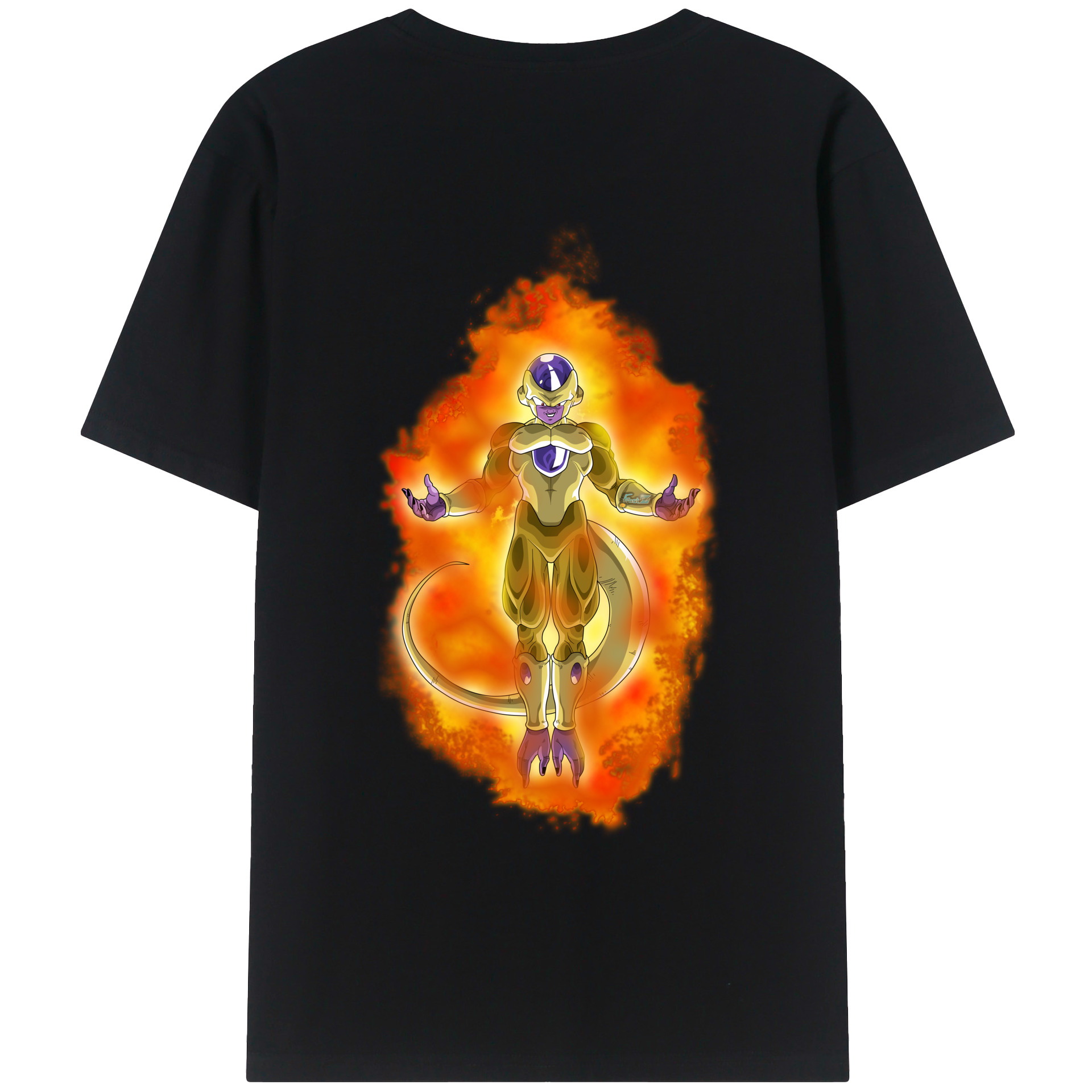（画像用） ドラゴンボール フリーザ DRAGON BALL Frieza 綿100％ メンズ半袖Tシャツ（バックプリント） 通気性