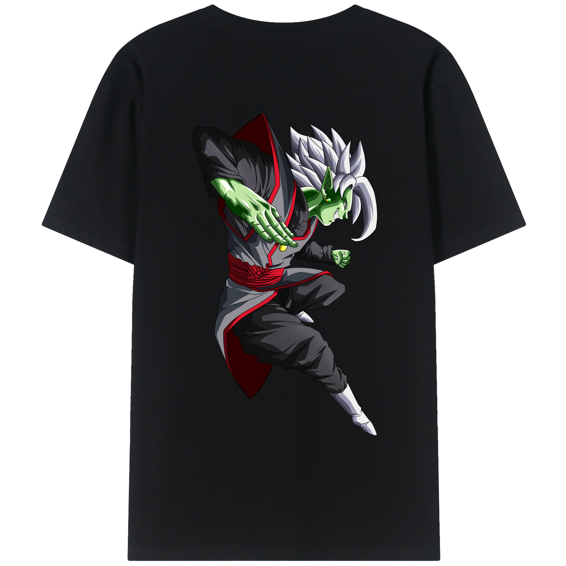 （画像用） ドラゴンボール ベジット DRAGON BALL Vegetto 綿100％ メンズ半袖Tシャツ（バックプリント） 通気性