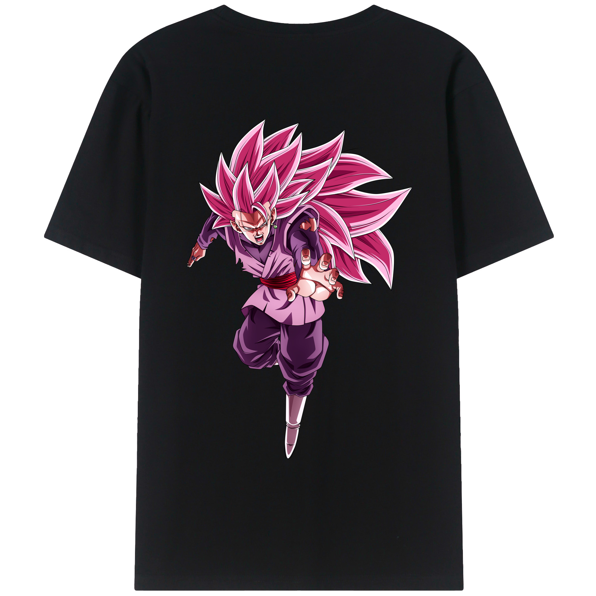 （画像用） ドラゴンボール ベジット DRAGON BALL Vegetto 綿100％ メンズ半袖Tシャツ（バックプリント） 通気性