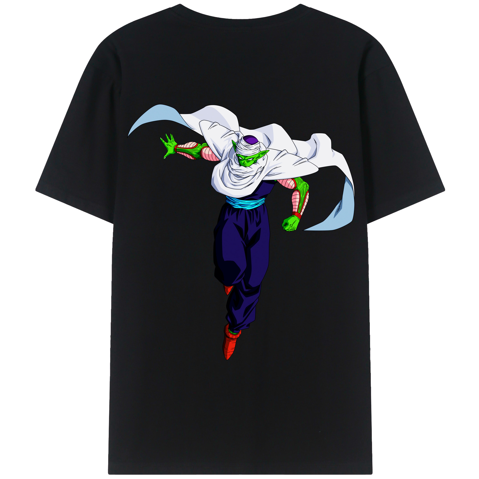 （画像用） ドラゴンボール ピッコロ DRAGON BALL Piccolo 綿100％ メンズ半袖Tシャツ（バックプリント） 通気性