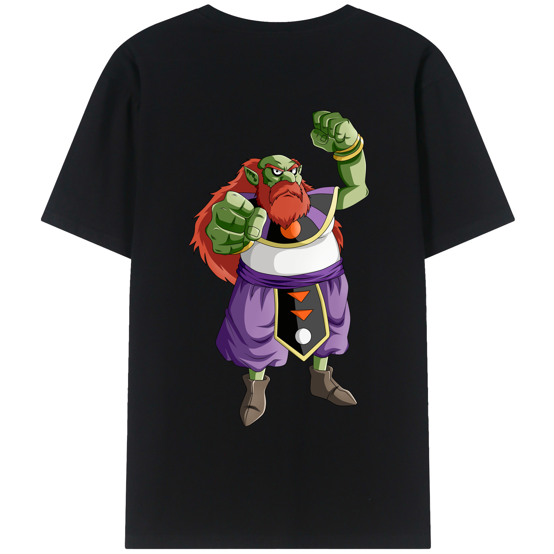（画像用） ドラゴンボール DRAGON BALL 綿100％ メンズ半袖Tシャツ（バックプリント） 通気性