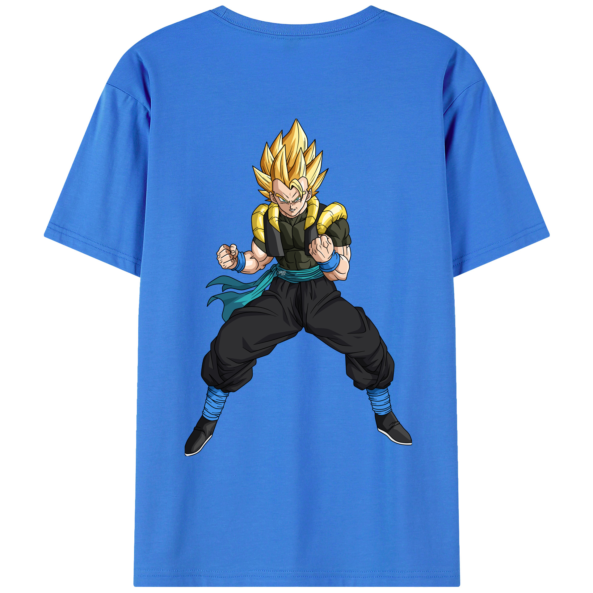 （画像用） ドラゴンボール ベジータ四世（Bejīta Yonsei）DRAGON BALL Vegeta IV 綿100％ メンズ半袖Tシャツ（バックプリント） 通気性