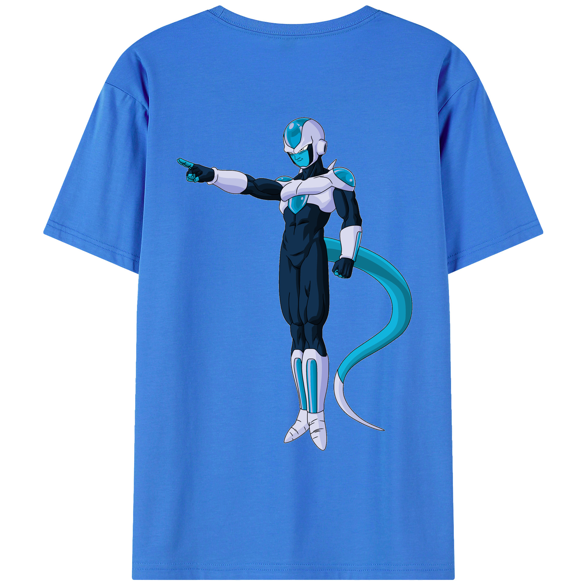 （画像用） ドラゴンボール フリーザ DRAGON BALL Frieza 綿100％ メンズ半袖Tシャツ（バックプリント） 通気性