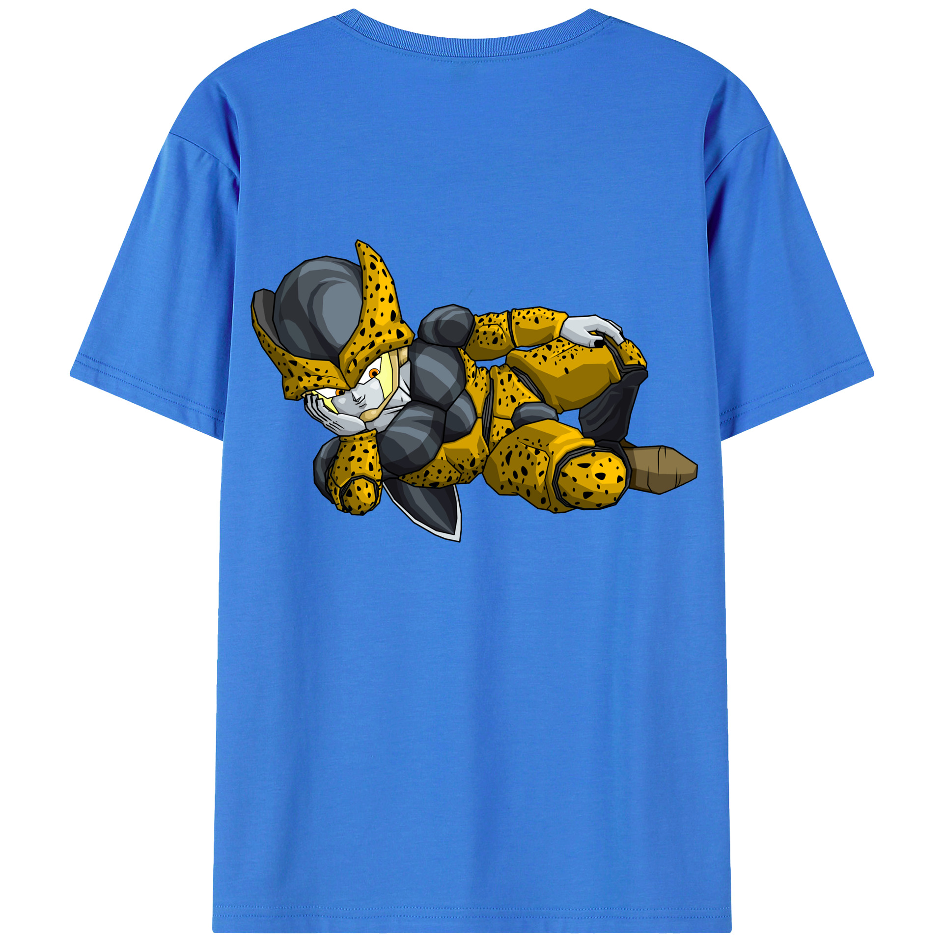 （画像用） ドラゴンボール セル DRAGON BALL Cell 綿100％ メンズ半袖Tシャツ（バックプリント） 通気性
