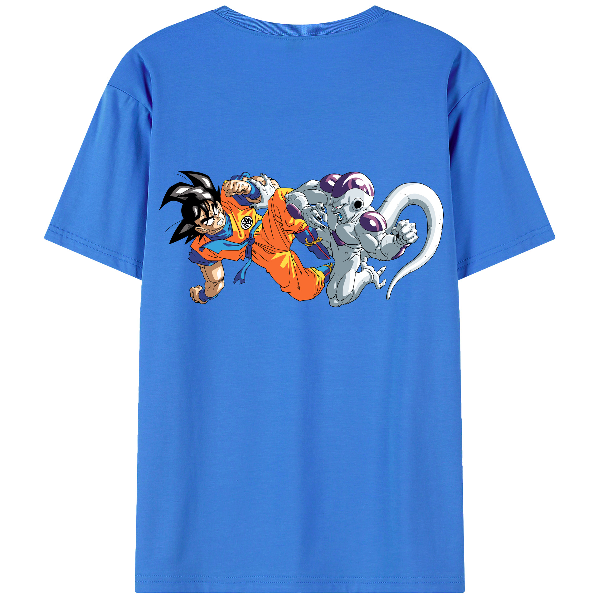 （画像用） ドラゴンボール 孫悟空（そん ごくう）Son Goku カカロット DRAGON BALL Kakarotto 綿100％ メンズ半袖Tシャツ（バックプリント） 通気性