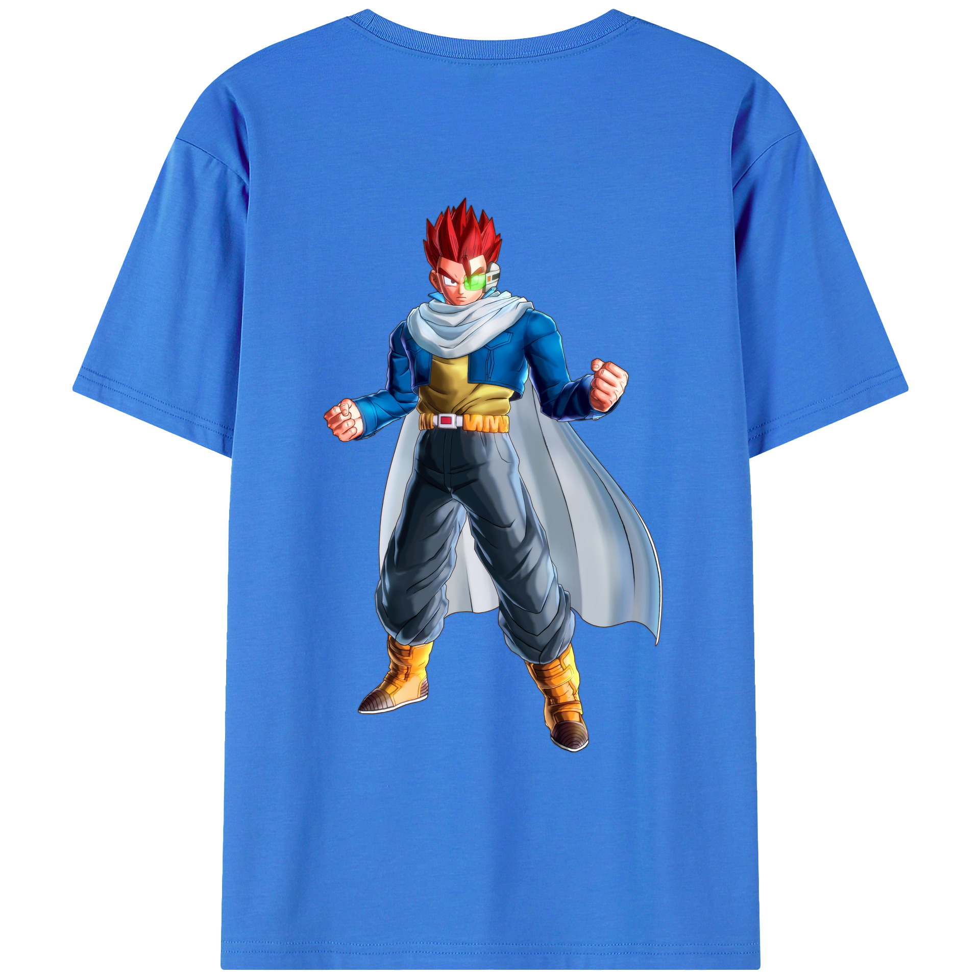 （画像用） ドラゴンボール 孫 悟飯（そんごはん）DRAGON BALL Son Gohan 綿100％ メンズ半袖Tシャツ（バックプリント） 通気性