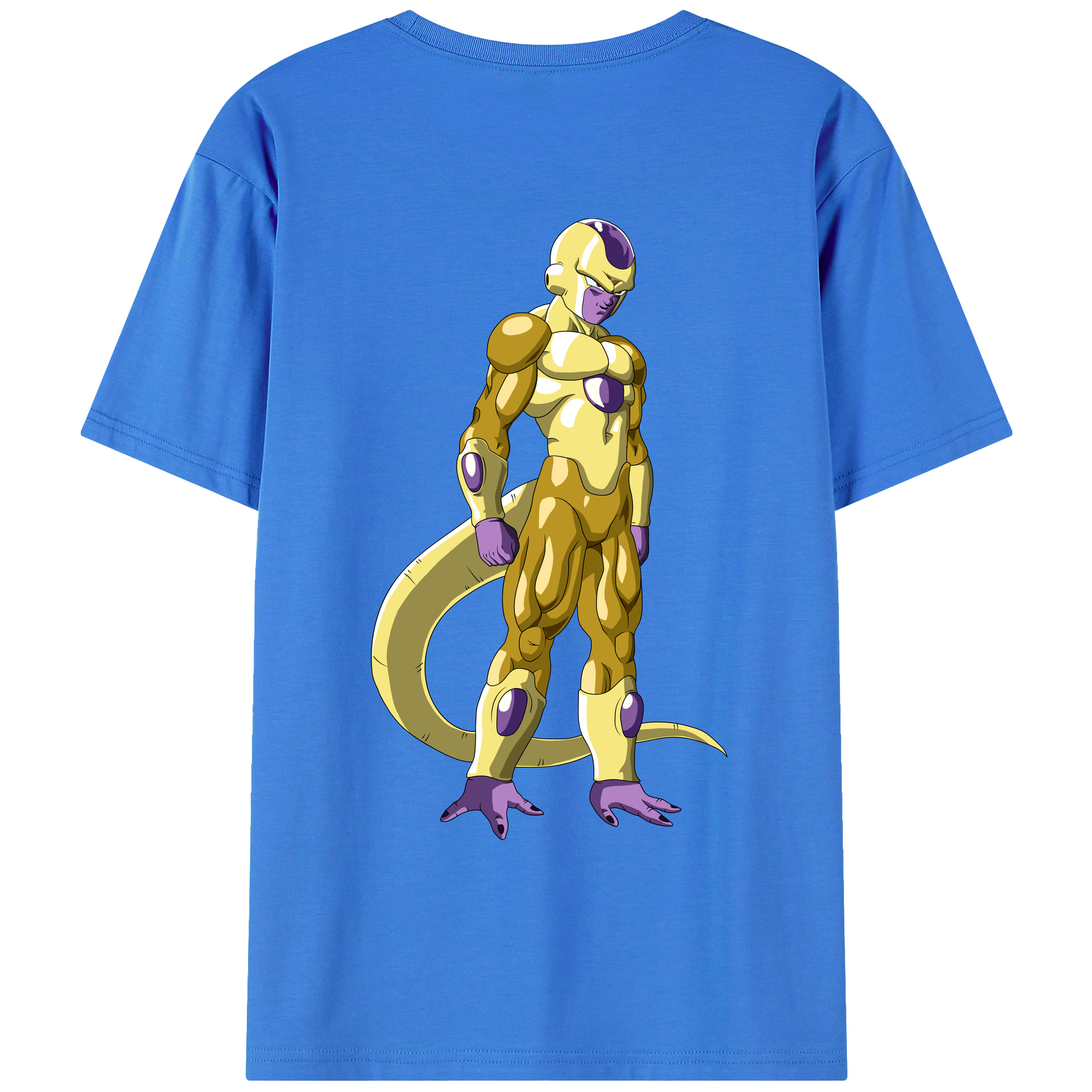 （画像用） ドラゴンボール フリーザ DRAGON BALL Frieza 綿100％ メンズ半袖Tシャツ（バックプリント） 通気性