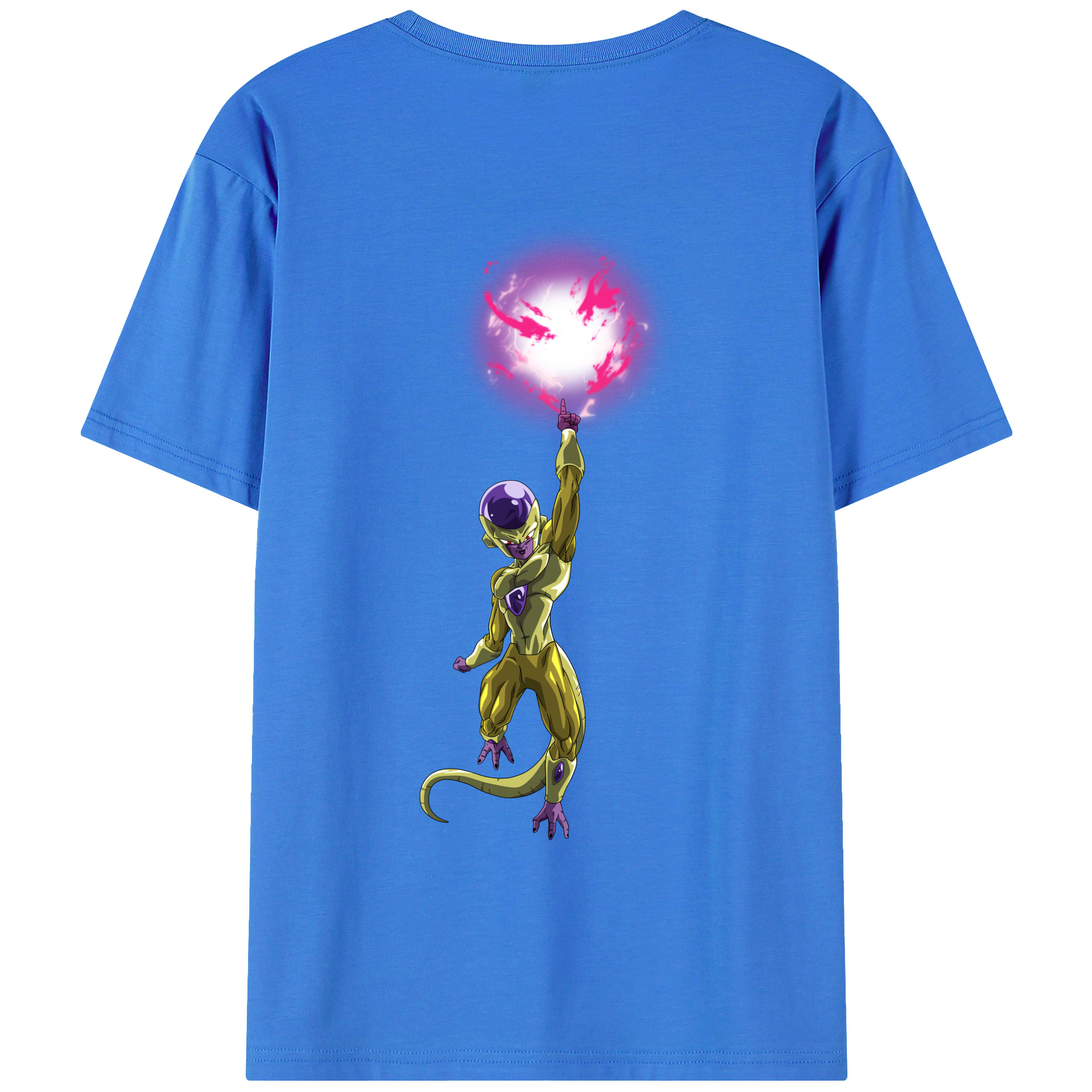（画像用） ドラゴンボール フリーザ DRAGON BALL Frieza 綿100％ メンズ半袖Tシャツ（バックプリント） 通気性