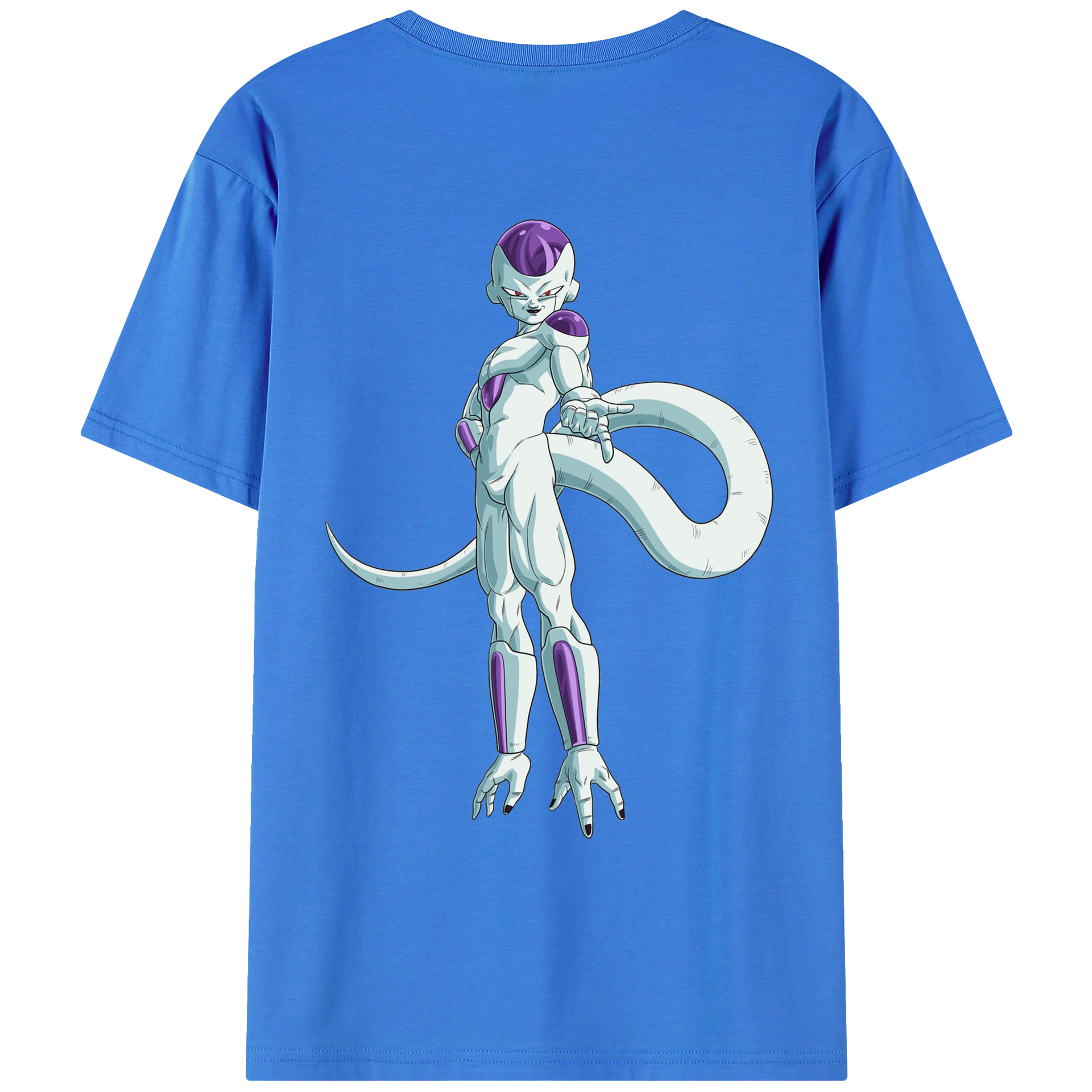 （画像用） ドラゴンボール フリーザ DRAGON BALL Frieza 綿100％ メンズ半袖Tシャツ（バックプリント） 通気性