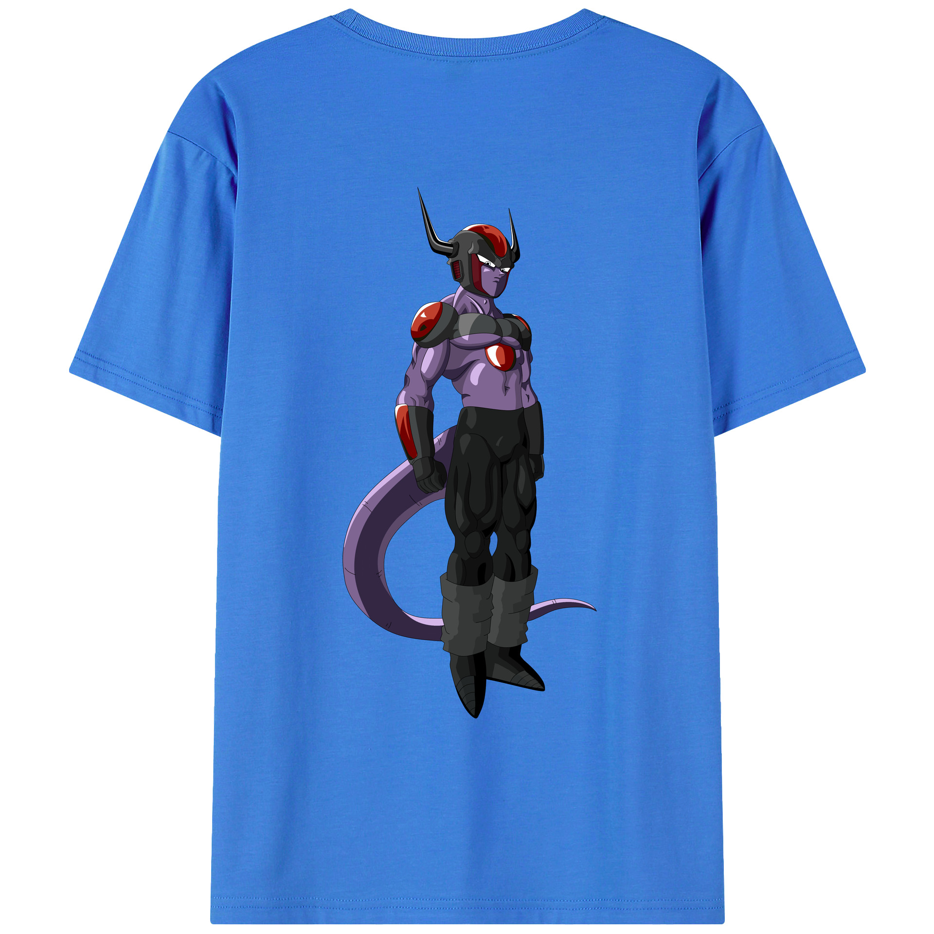 （画像用） ドラゴンボール フリーザ DRAGON BALL Frieza 綿100％ メンズ半袖Tシャツ（バックプリント） 通気性