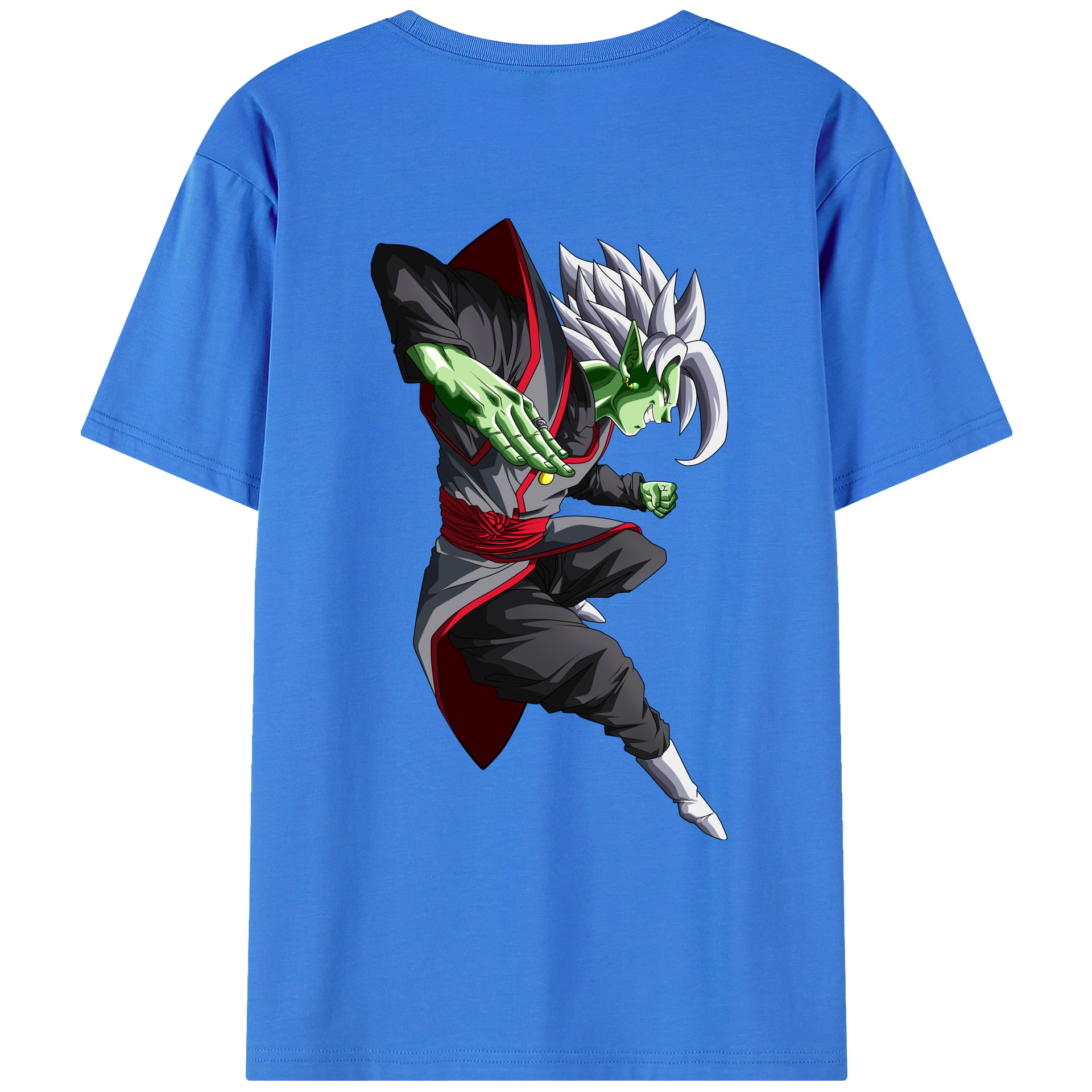 （画像用） ドラゴンボール ベジット DRAGON BALL Vegetto 綿100％ メンズ半袖Tシャツ（バックプリント） 通気性