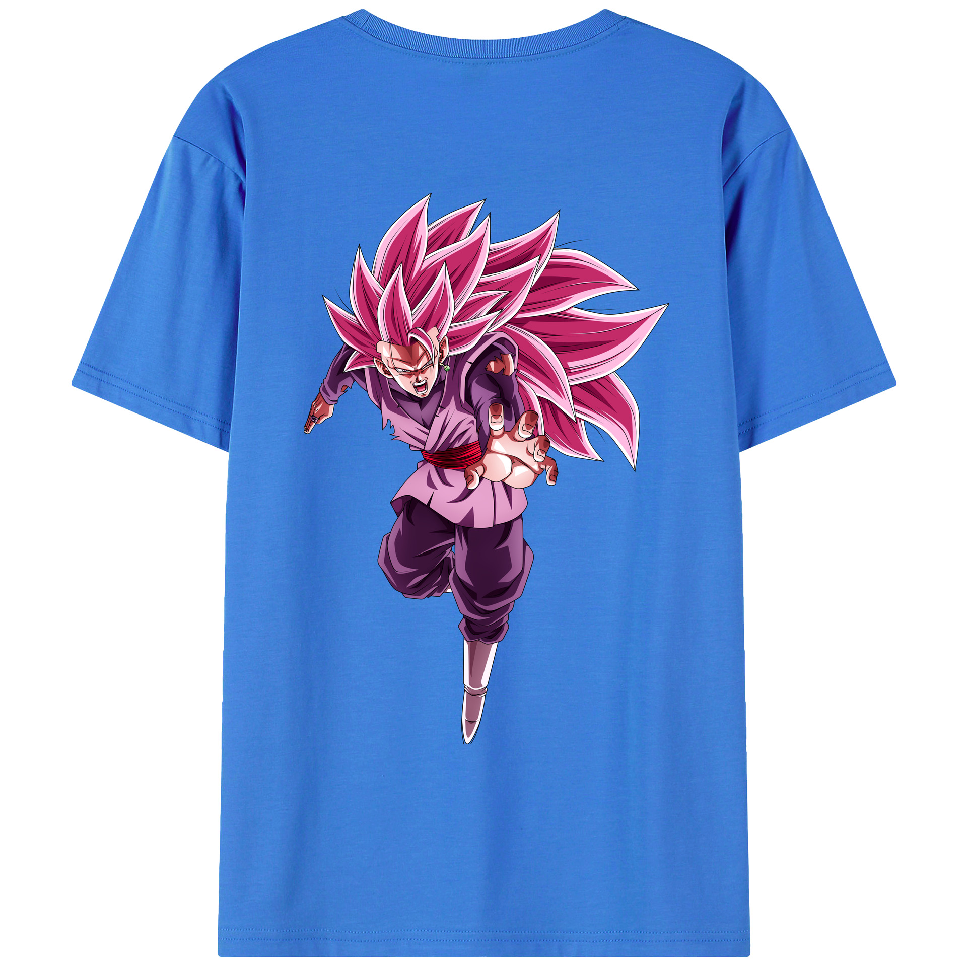 （画像用） ドラゴンボール ベジット DRAGON BALL Vegetto 綿100％ メンズ半袖Tシャツ（バックプリント） 通気性