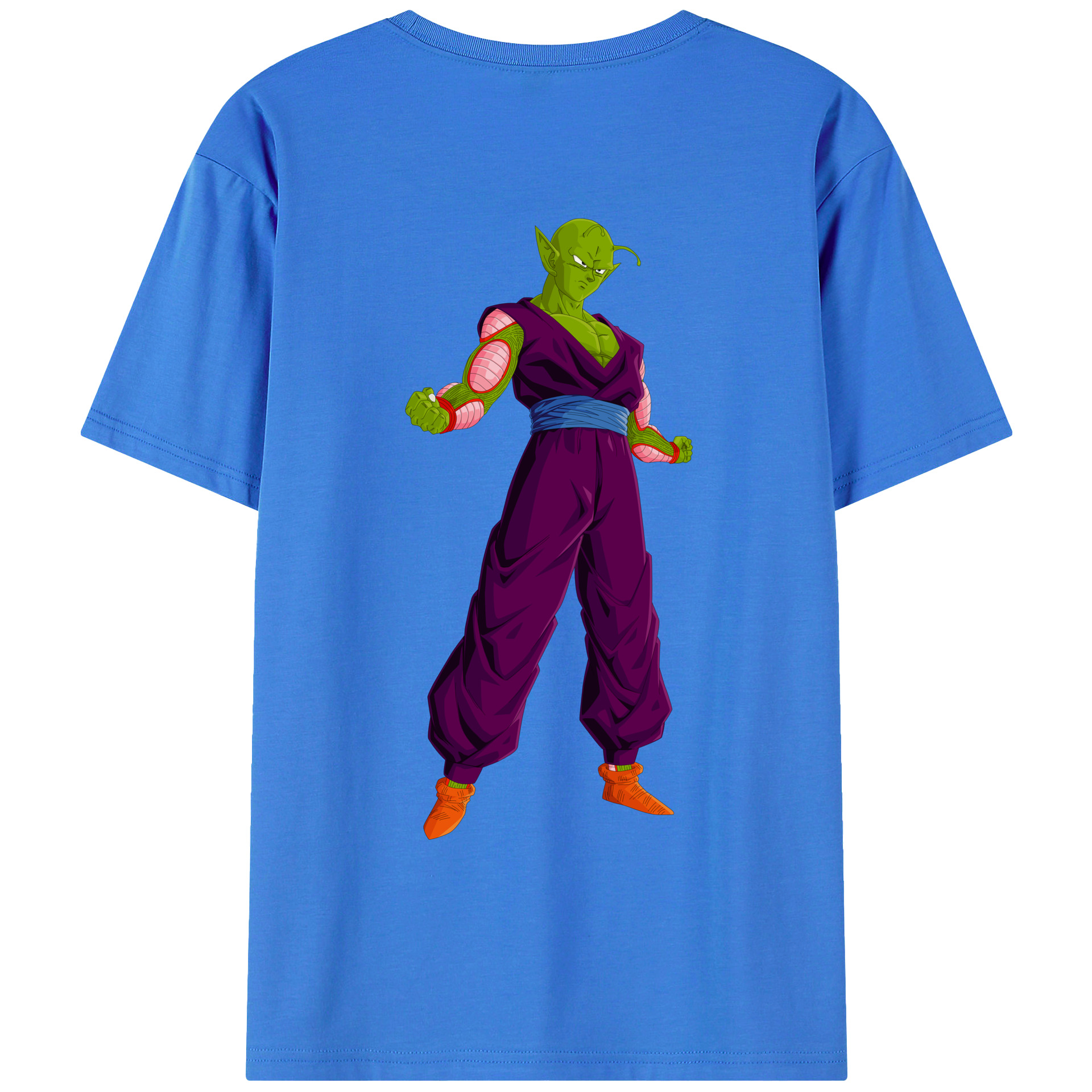（画像用） ドラゴンボール ピッコロ DRAGON BALL Piccolo 綿100％ メンズ半袖Tシャツ（バックプリント） 通気性