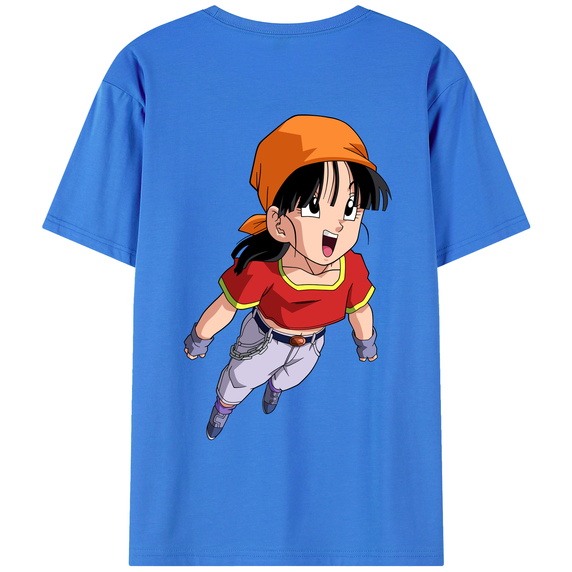 （画像用） ドラゴンボール パン DRAGON BALL Pan 綿100％ メンズ半袖Tシャツ（バックプリント） 通気性