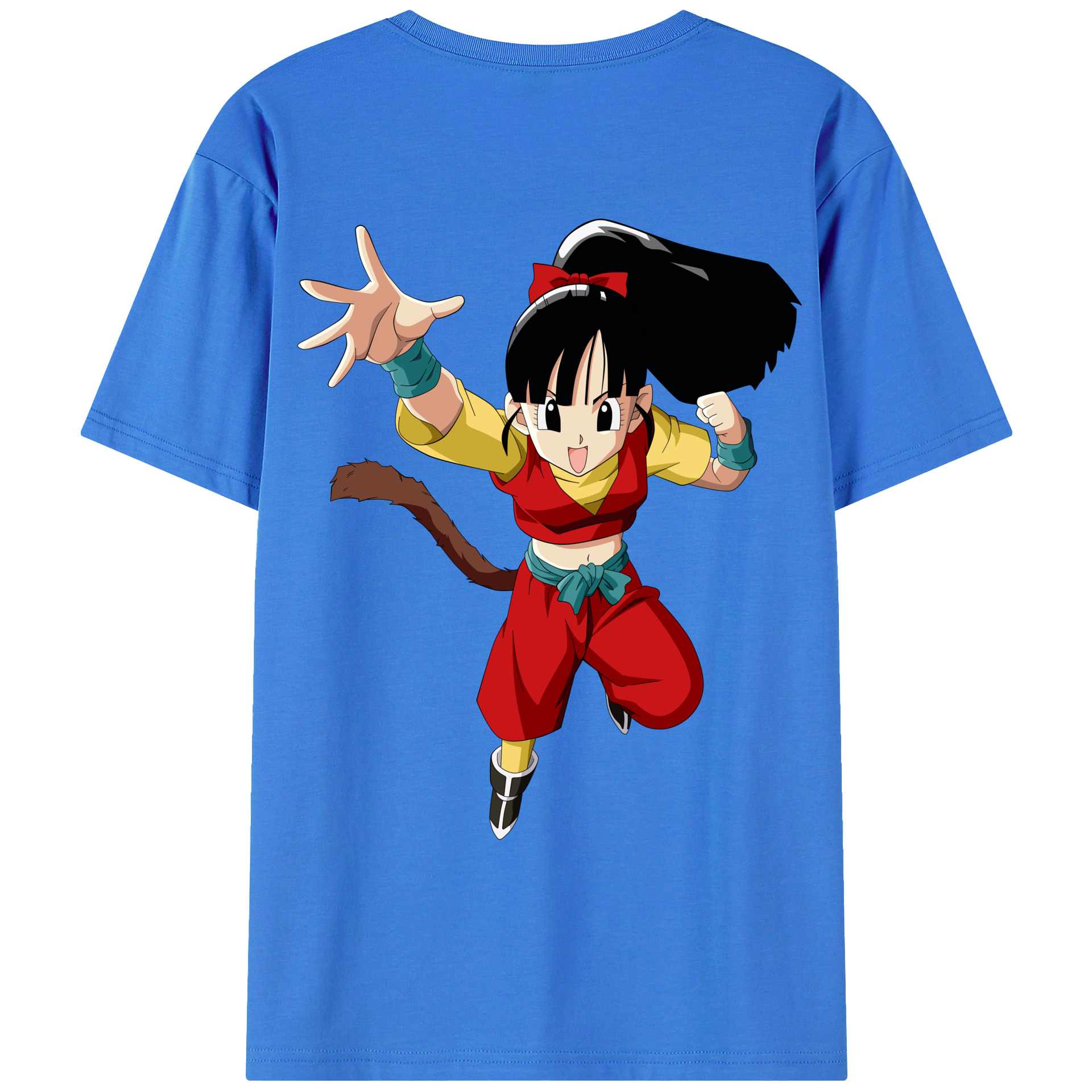 （画像用） ドラゴンボール パン DRAGON BALL Pan 綿100％ メンズ半袖Tシャツ（バックプリント） 通気性