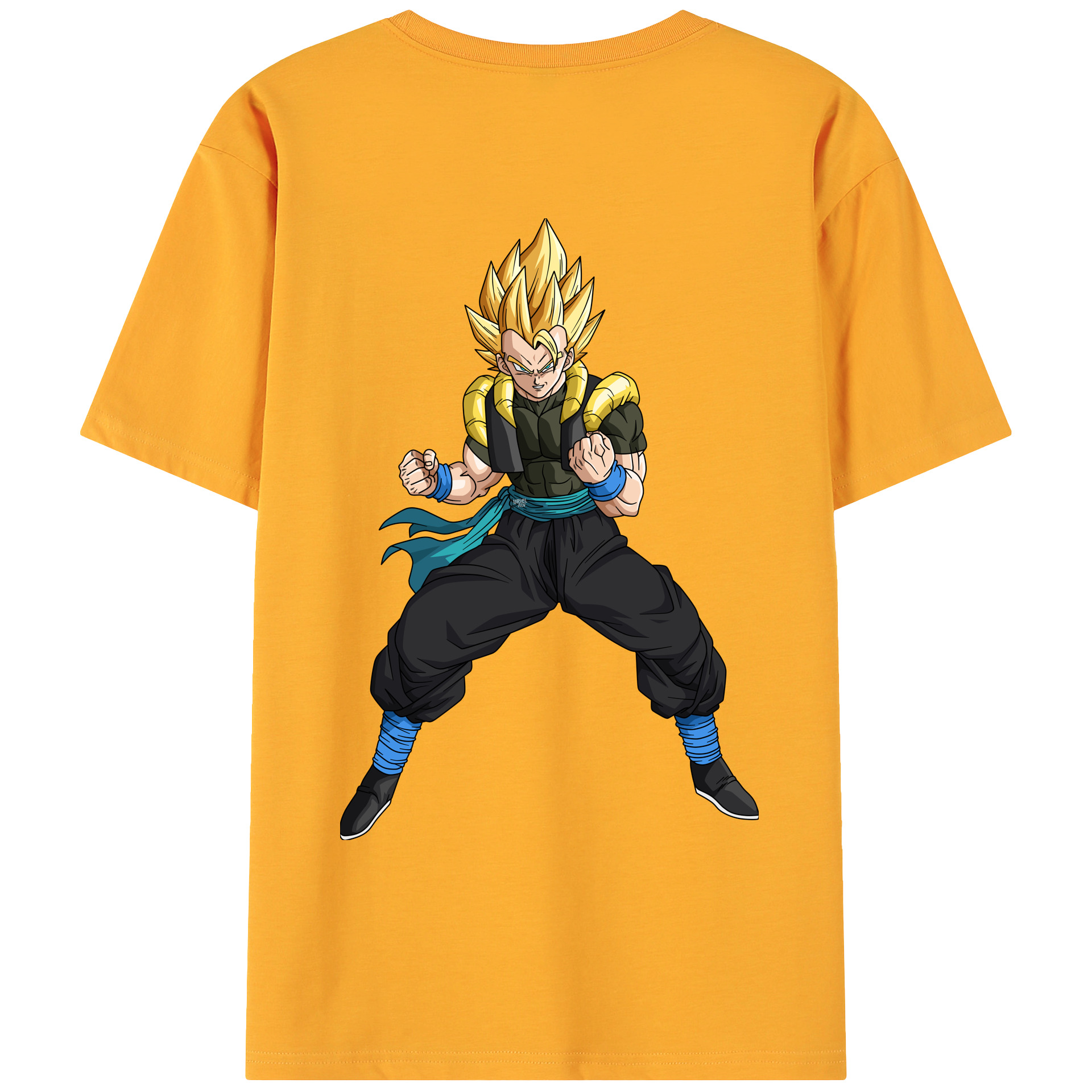 （画像用） ドラゴンボール ベジータ四世（Bejīta Yonsei）DRAGON BALL Vegeta IV 綿100％ メンズ半袖Tシャツ（バックプリント） 通気性
