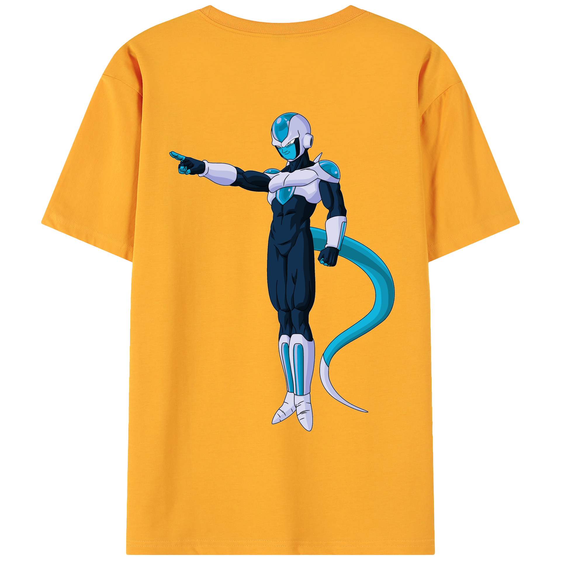 （画像用） ドラゴンボール フリーザ DRAGON BALL Frieza 綿100％ メンズ半袖Tシャツ（バックプリント） 通気性