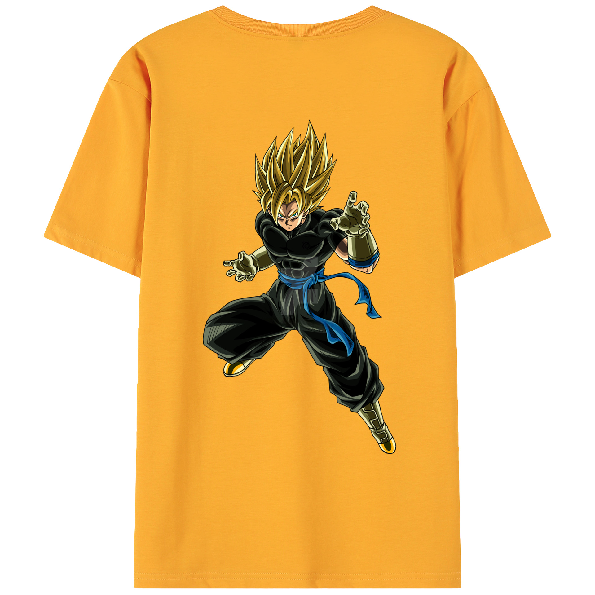 （画像用） ドラゴンボール ベジット DRAGON BALL Vegetto 綿100％ メンズ半袖Tシャツ（バックプリント） 通気性