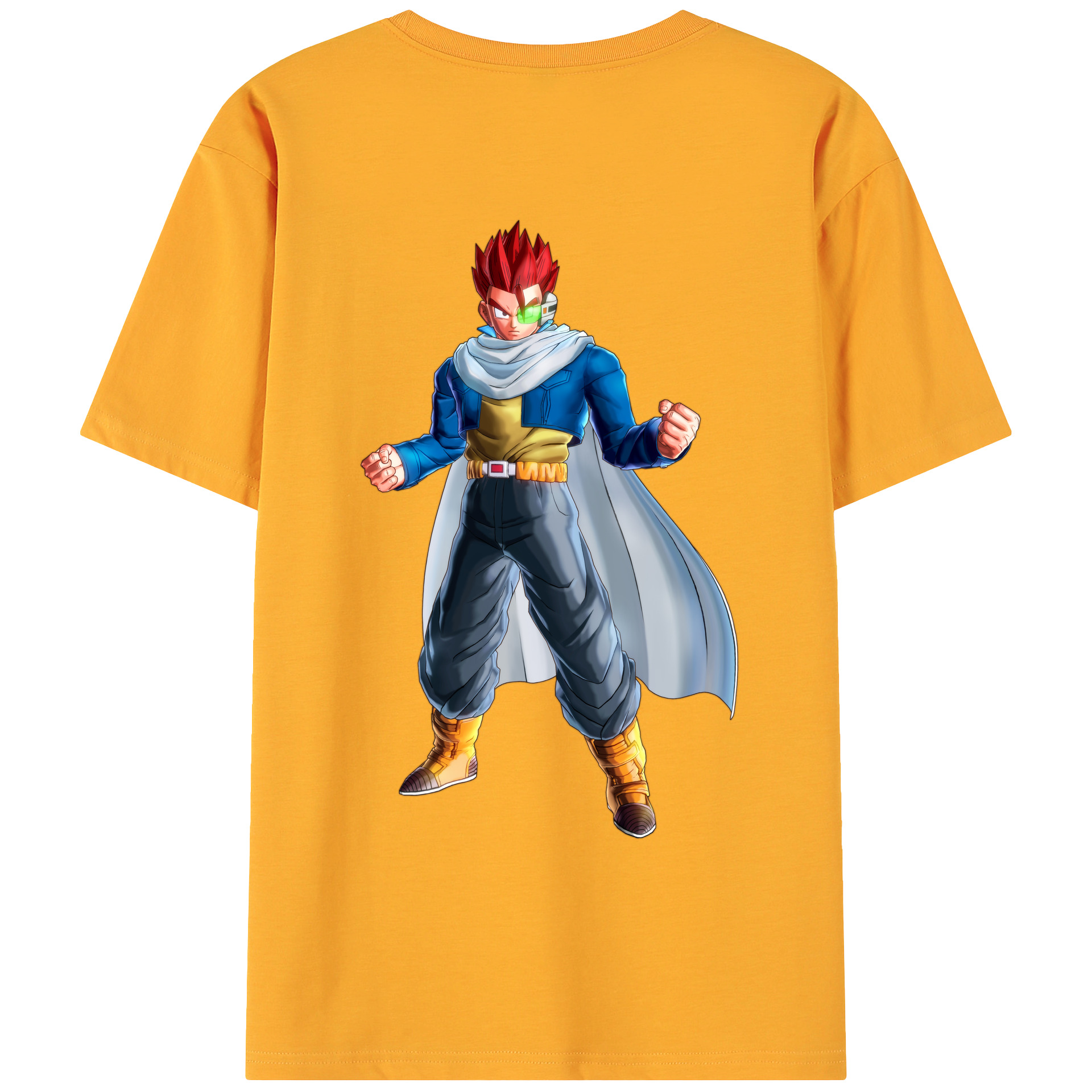 （画像用） ドラゴンボール 孫 悟飯（そんごはん）DRAGON BALL Son Gohan 綿100％ メンズ半袖Tシャツ（バックプリント） 通気性