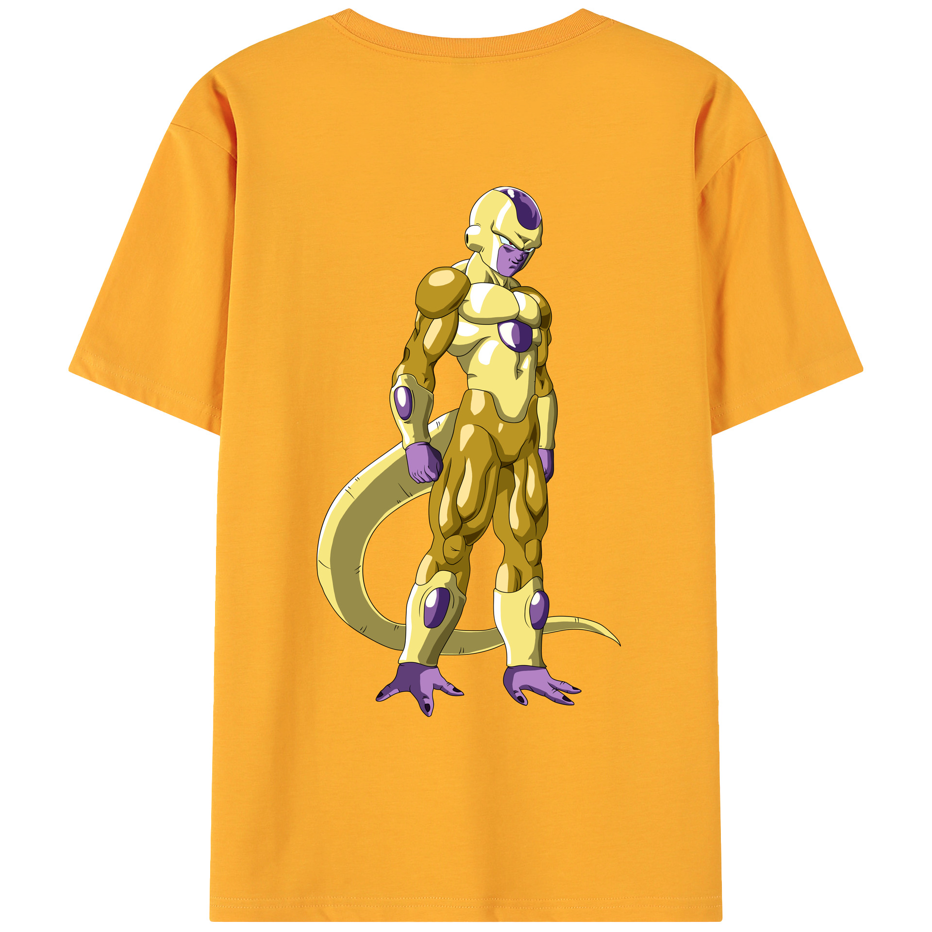 （画像用） ドラゴンボール フリーザ DRAGON BALL Frieza 綿100％ メンズ半袖Tシャツ（バックプリント） 通気性