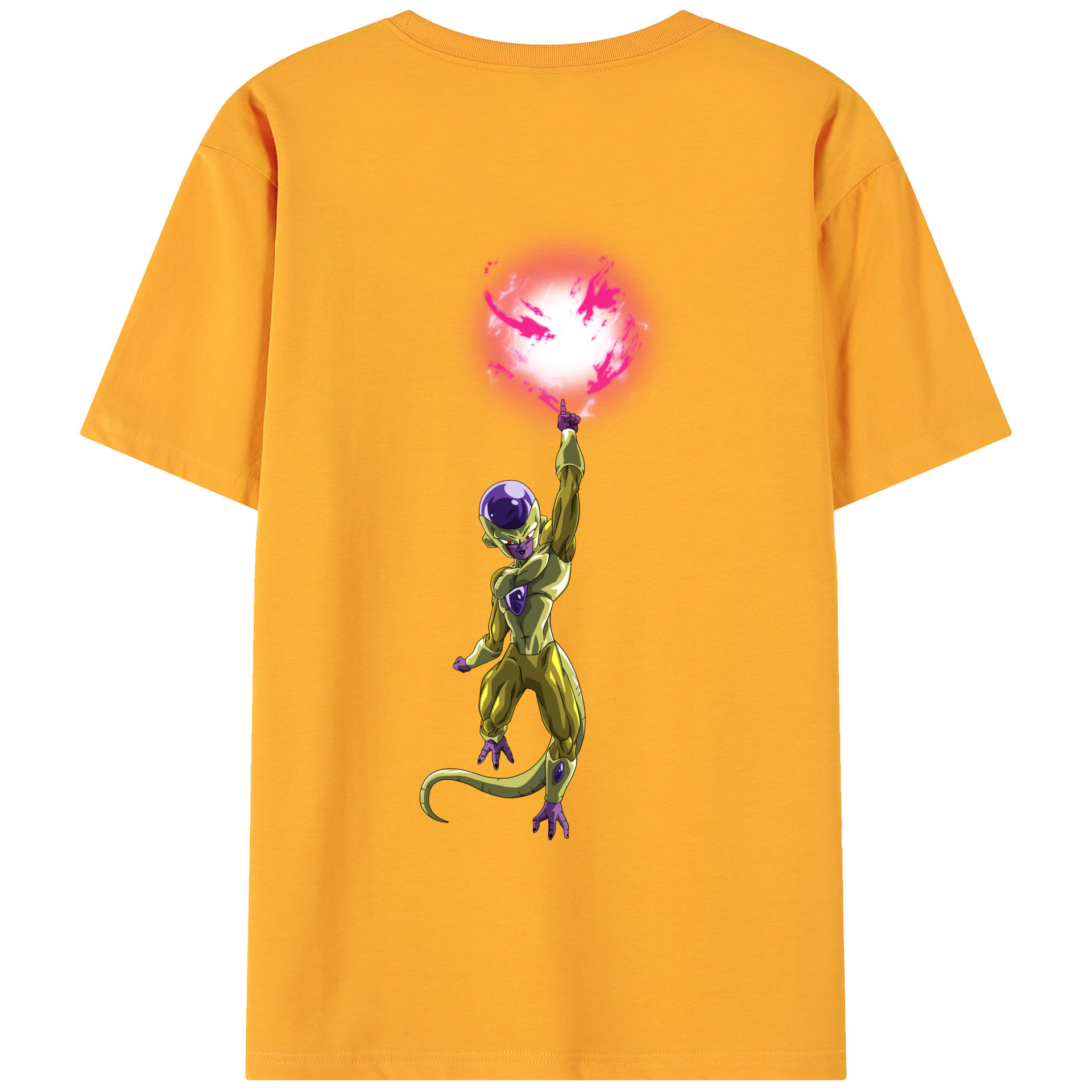 （画像用） ドラゴンボール フリーザ DRAGON BALL Frieza 綿100％ メンズ半袖Tシャツ（バックプリント） 通気性