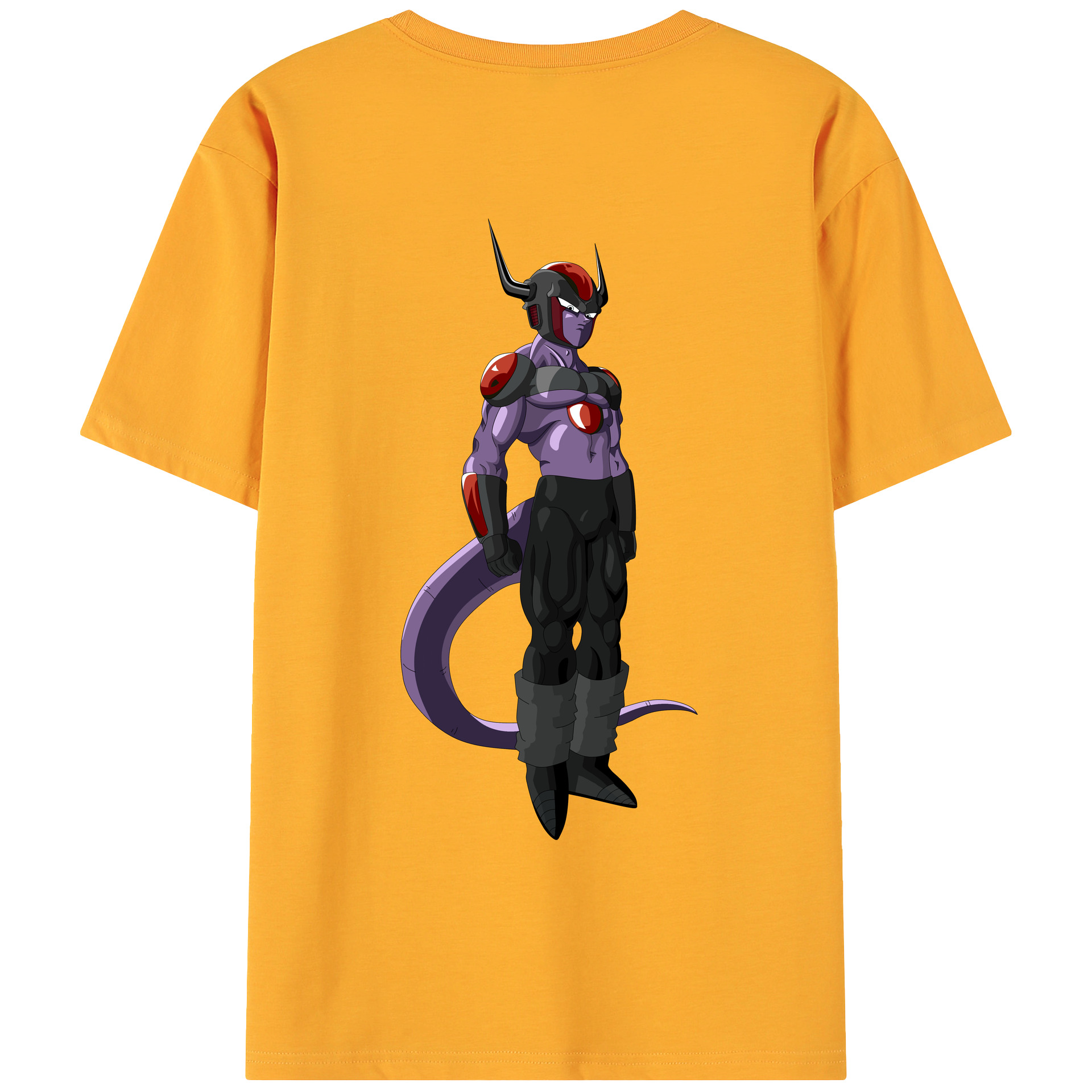 （画像用） ドラゴンボール フリーザ DRAGON BALL Frieza 綿100％ メンズ半袖Tシャツ（バックプリント） 通気性