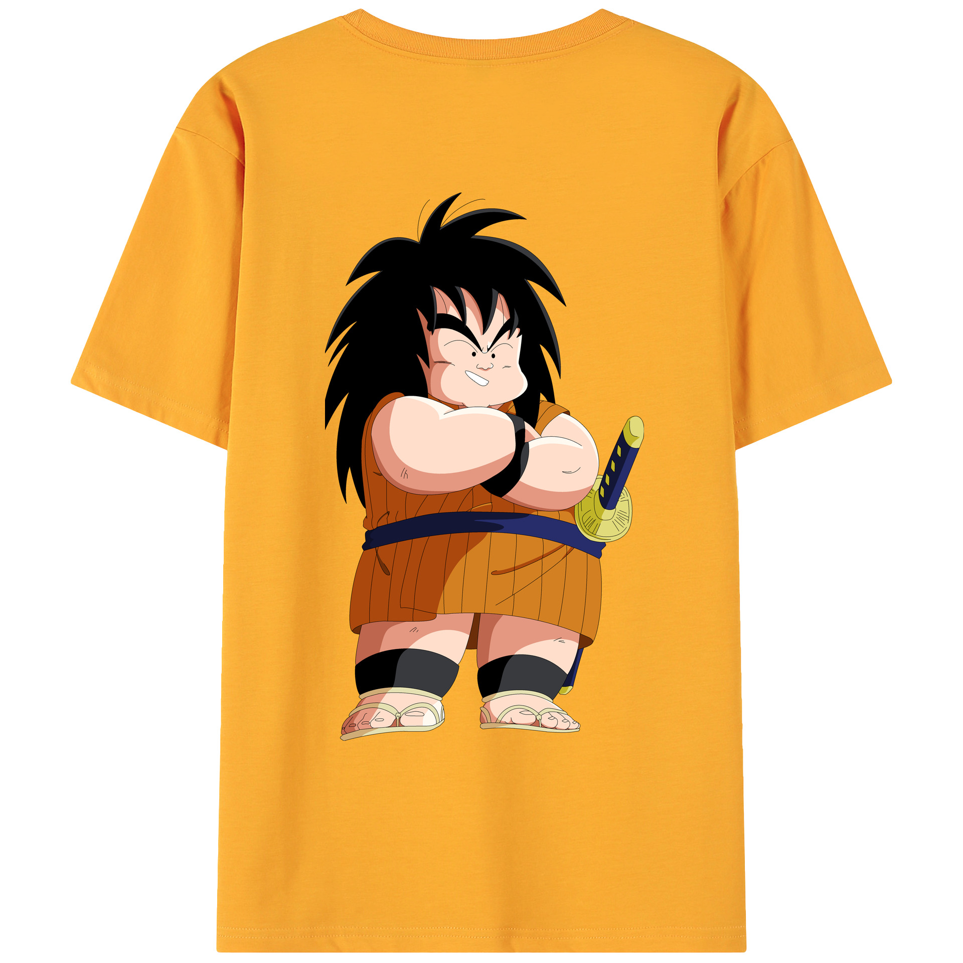 （画像用） ドラゴンボール やじろべえ DRAGON BALL Yajirobe 綿100％ メンズ半袖Tシャツ（バックプリント） 通気性